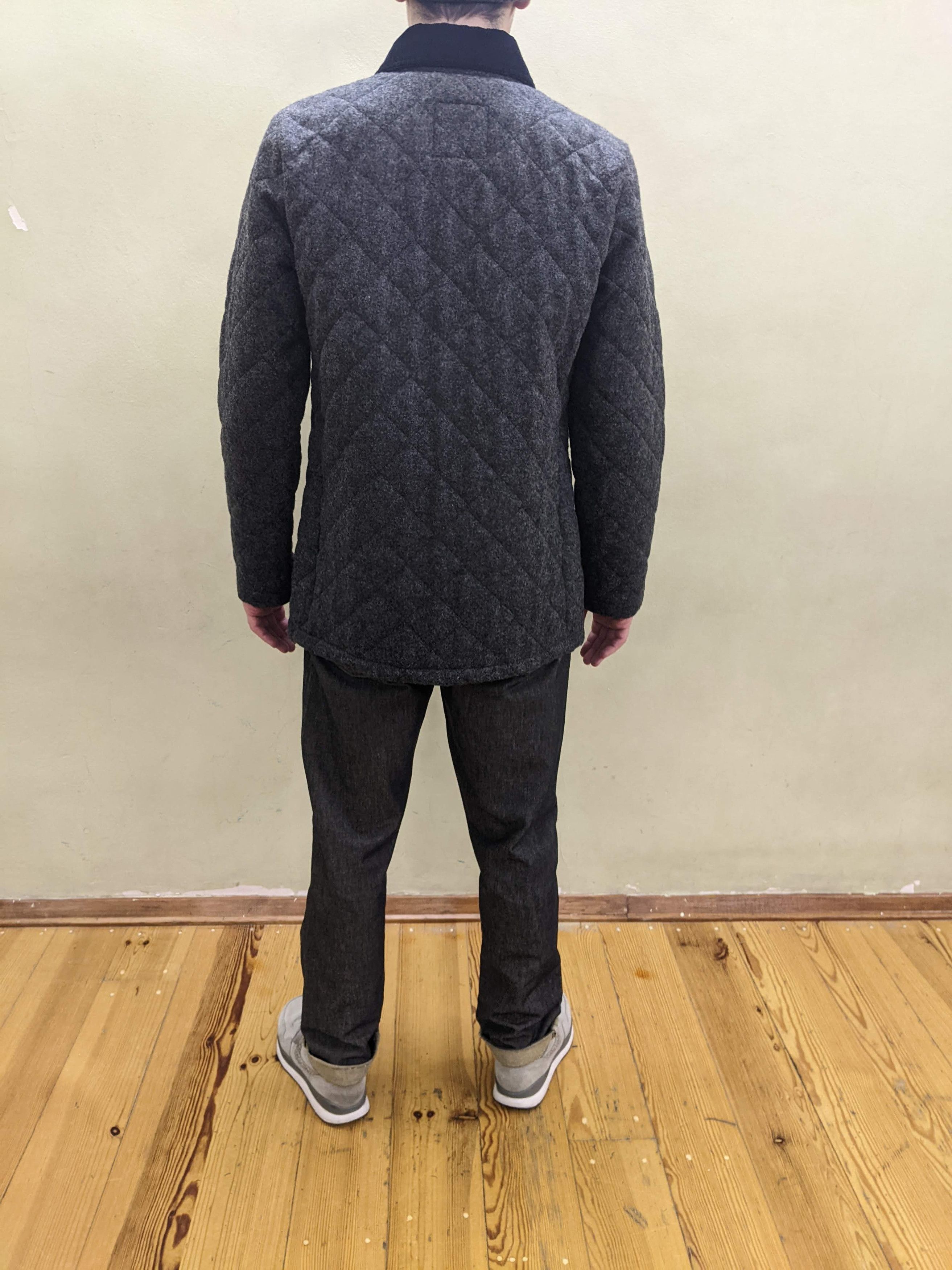 Japanese Brand Lavenham Quilted Wool Bomber Jacket Barbour Burberry Polo Size US M / EU 48-50 / 2 - 20 Thumbnail