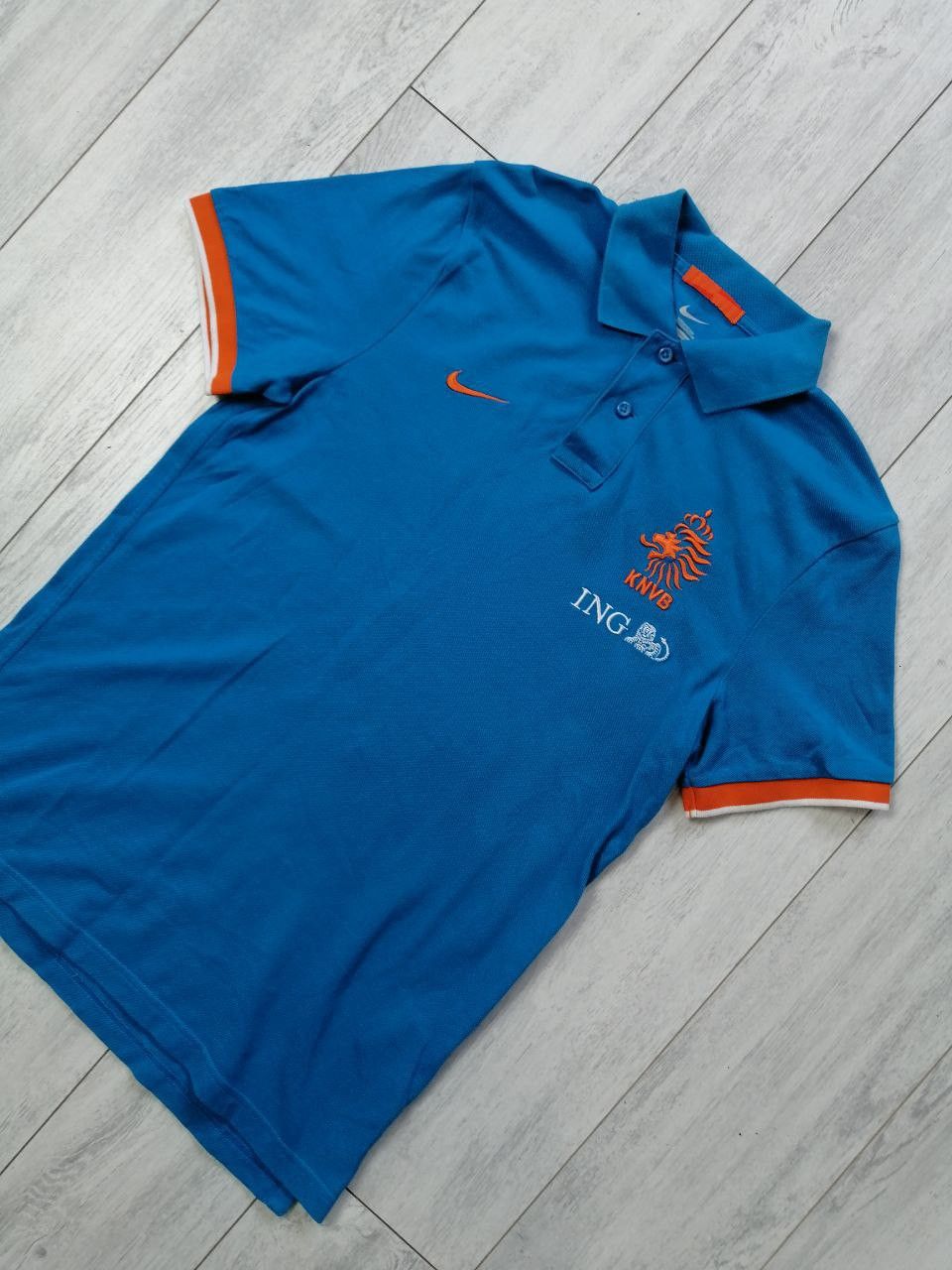 Holland & Holland × Nike × Vintage Nike Netherlands polo shirt Size M Size US M / EU 48-50 / 2 - 2 Thumbnail