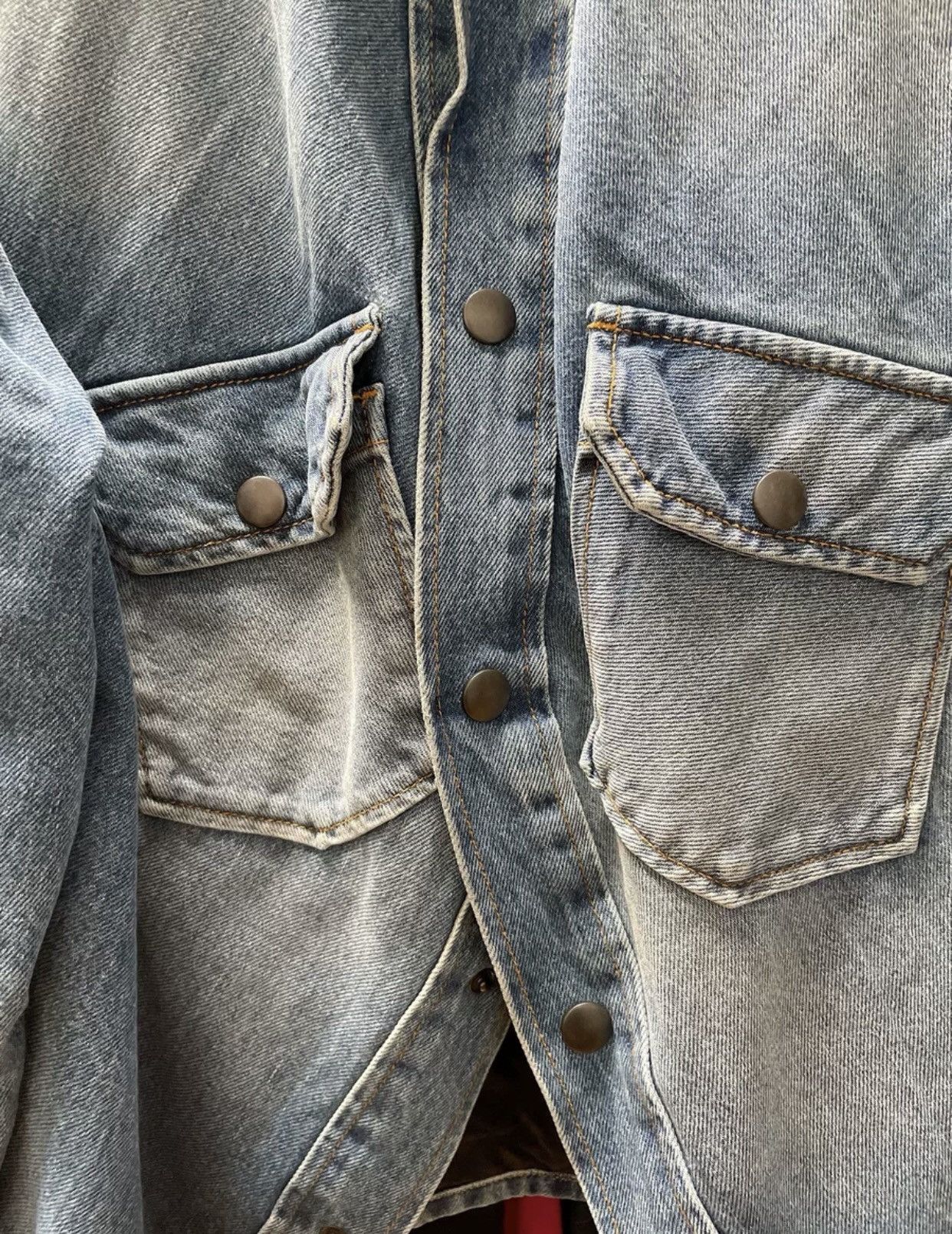 Balenciaga BALENCIAGA Design Denim Cotton Jacket 2412-Nextarrow Size US M / EU 48-50 / 2 - 4 Thumbnail