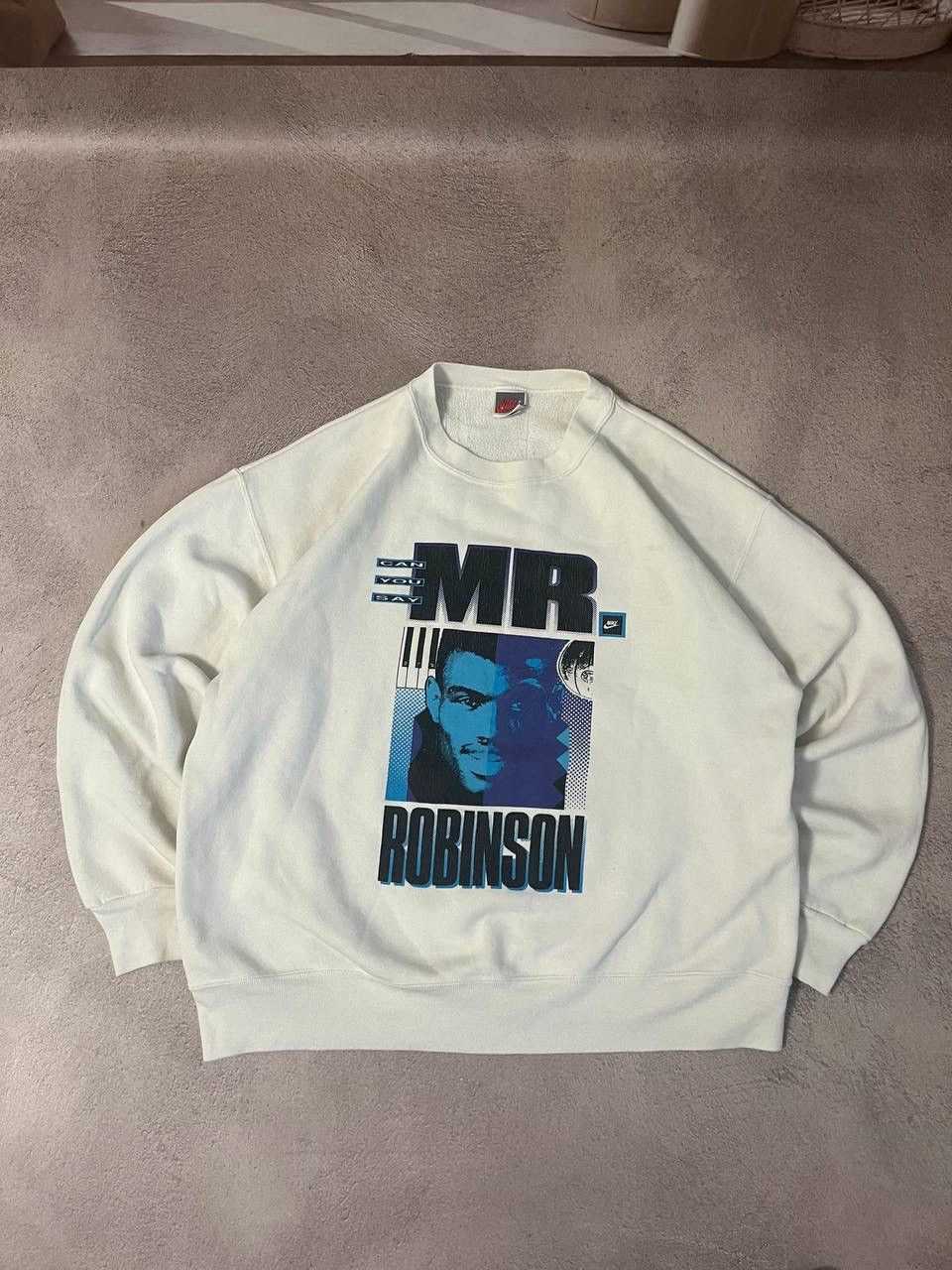 Nike Vintage Nike Mr Robinson Distressed sweatshirt Size US L / EU 52-54 / 3 - 1 Thumbnail