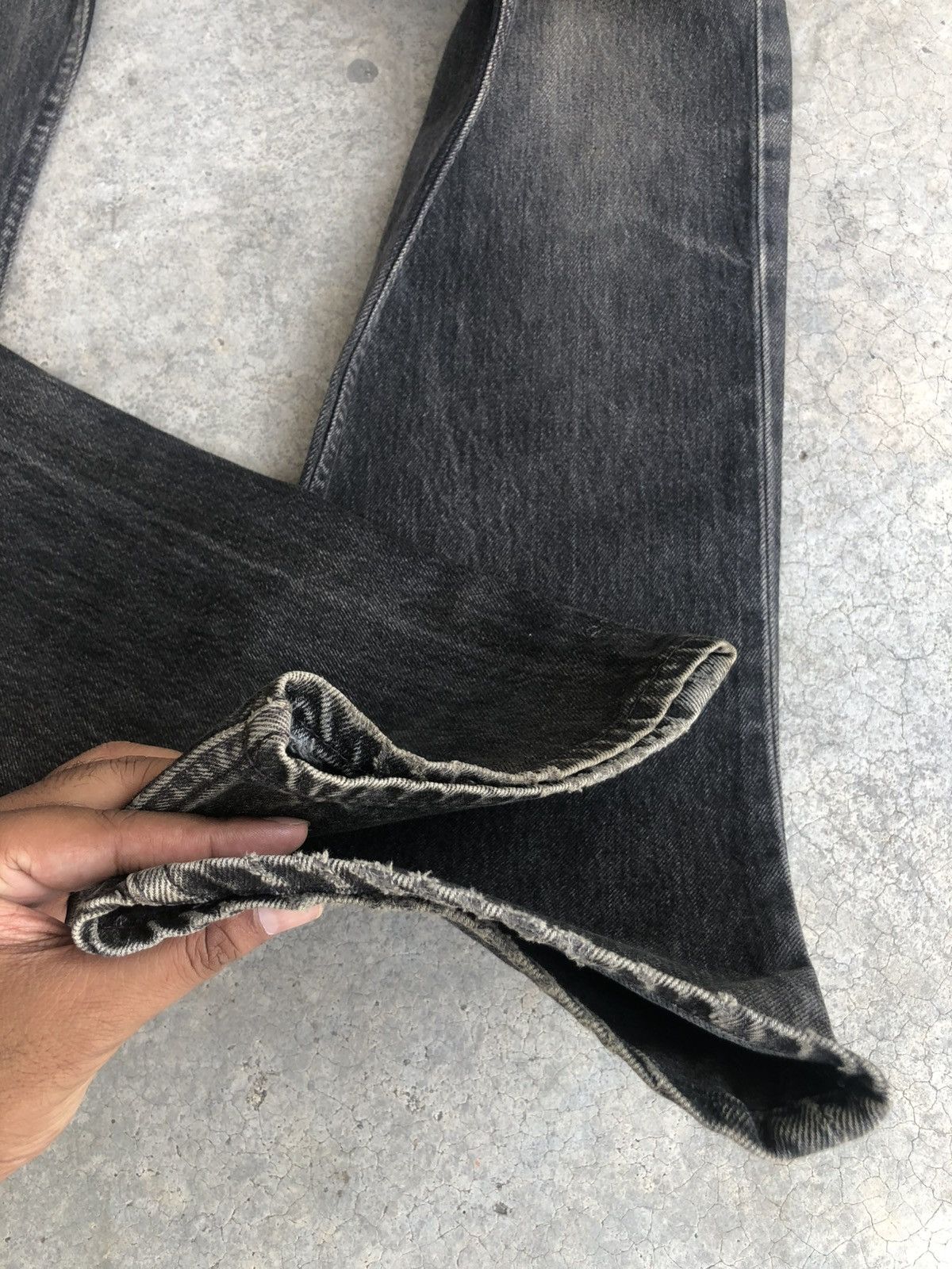 If Six Was Nine Vintage 90’s Levi’s 501 Distressed Denim Size US 32 / EU 48 - 17 Thumbnail