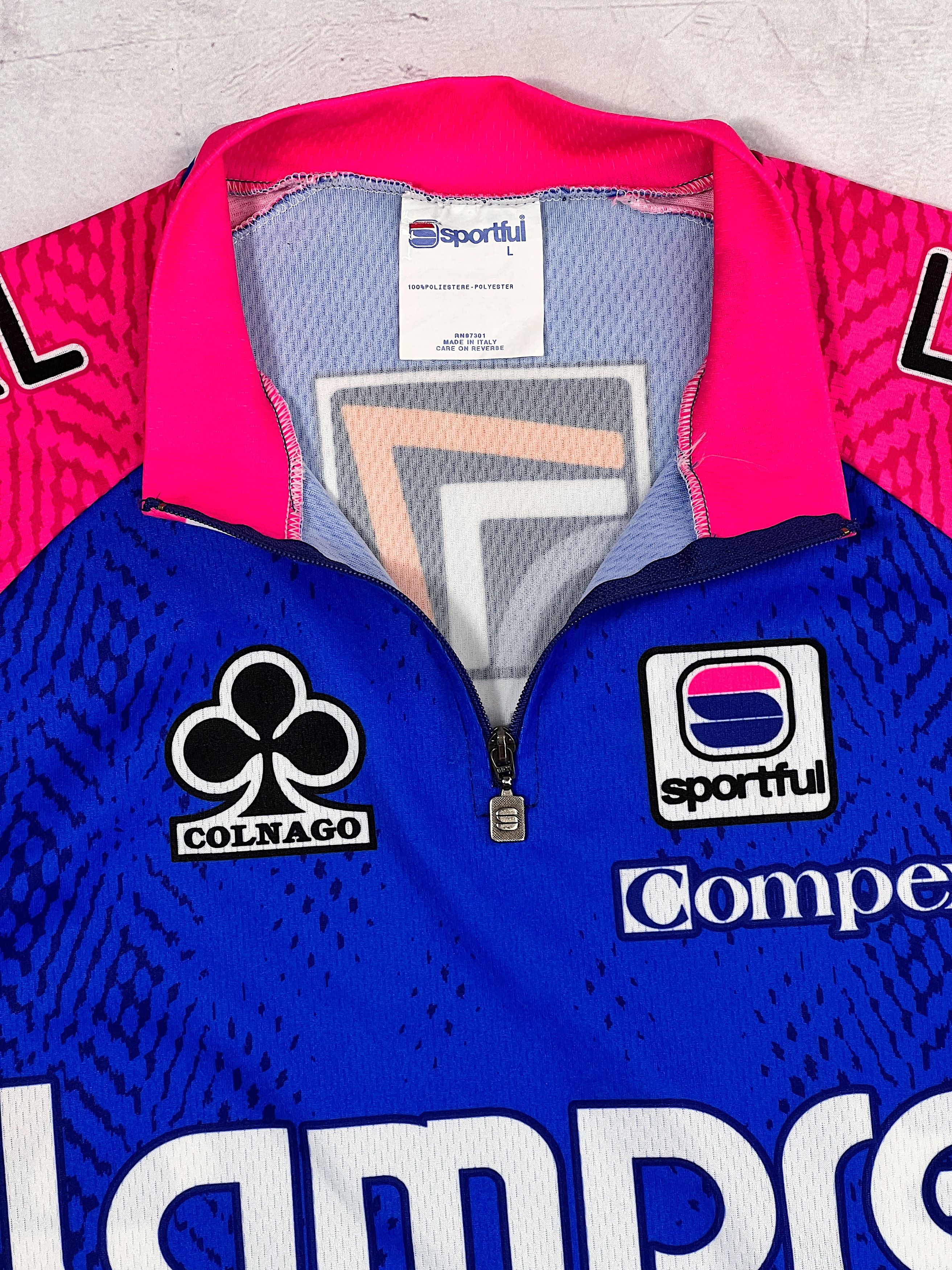 Sports Specialties × Vintage Sportful Lampre Daikin Cycling Jersey Colnago Size US M / EU 48-50 / 2 - 5 Thumbnail