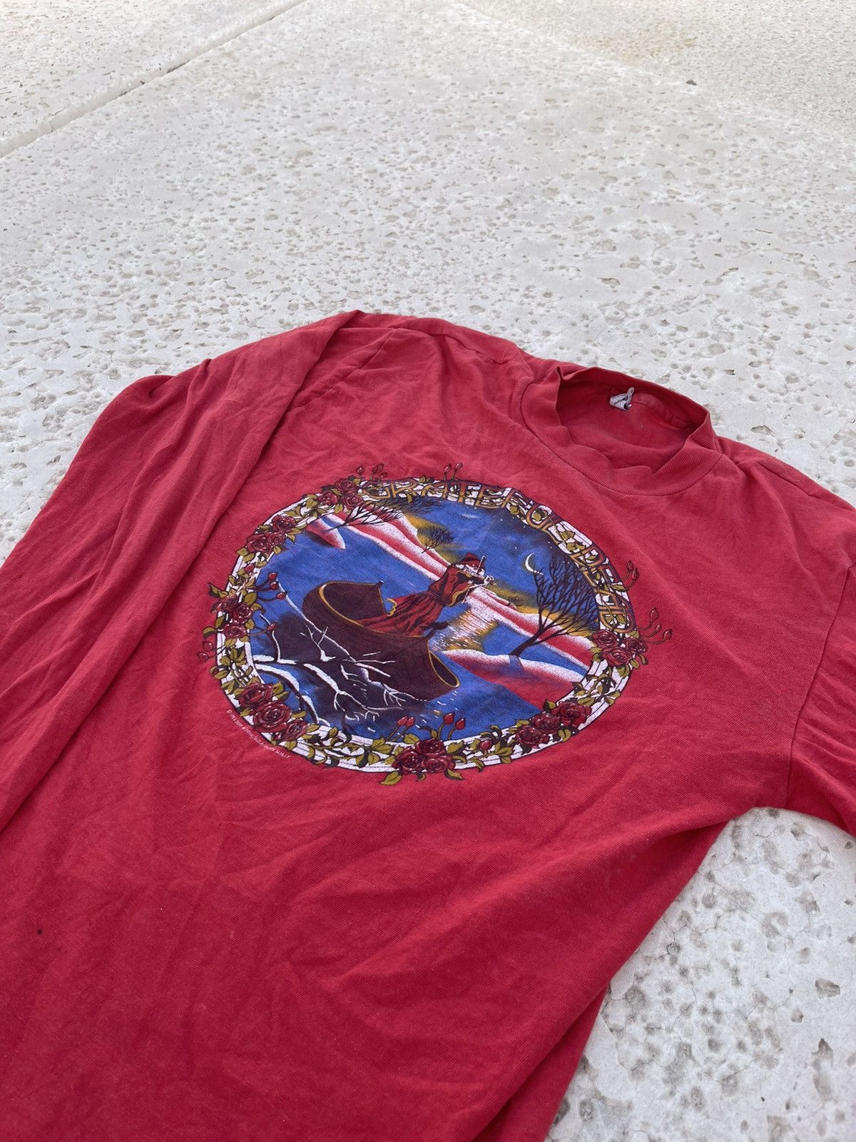 Grateful Dead × Vintage 1983 Grateful Dead Blues For Allah Long Sleeve T-shirt Size US M / EU 48-50 / 2 - 2 Thumbnail