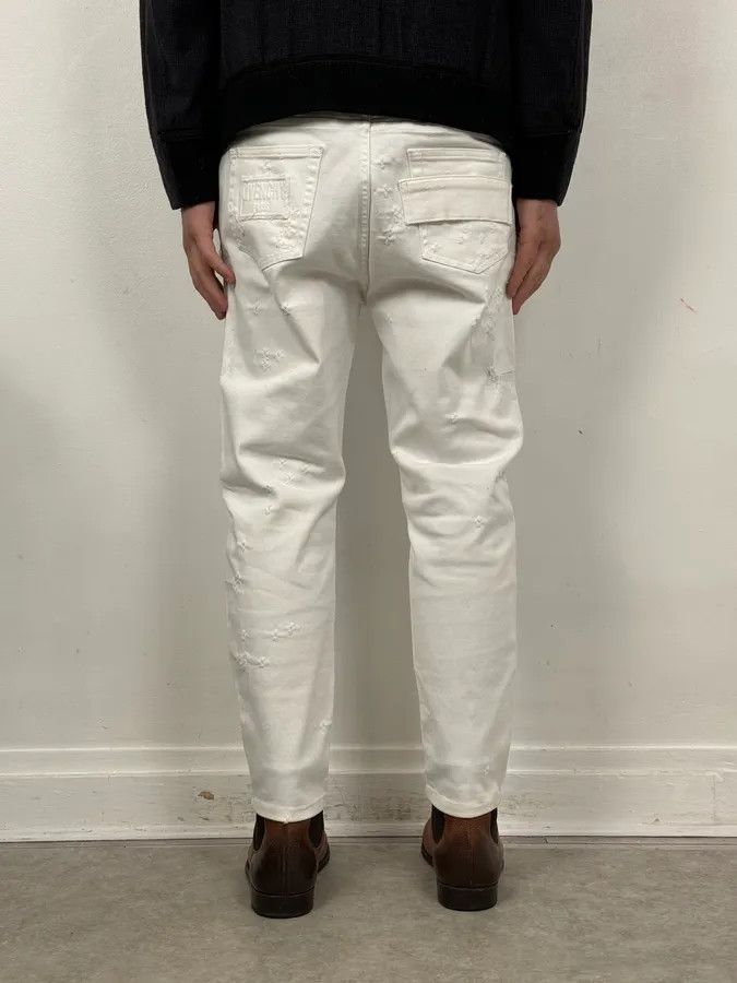 Givenchy 2010s Givenchy White Distressed Denim Jeans Size US 32 / EU 48 - 4 Thumbnail