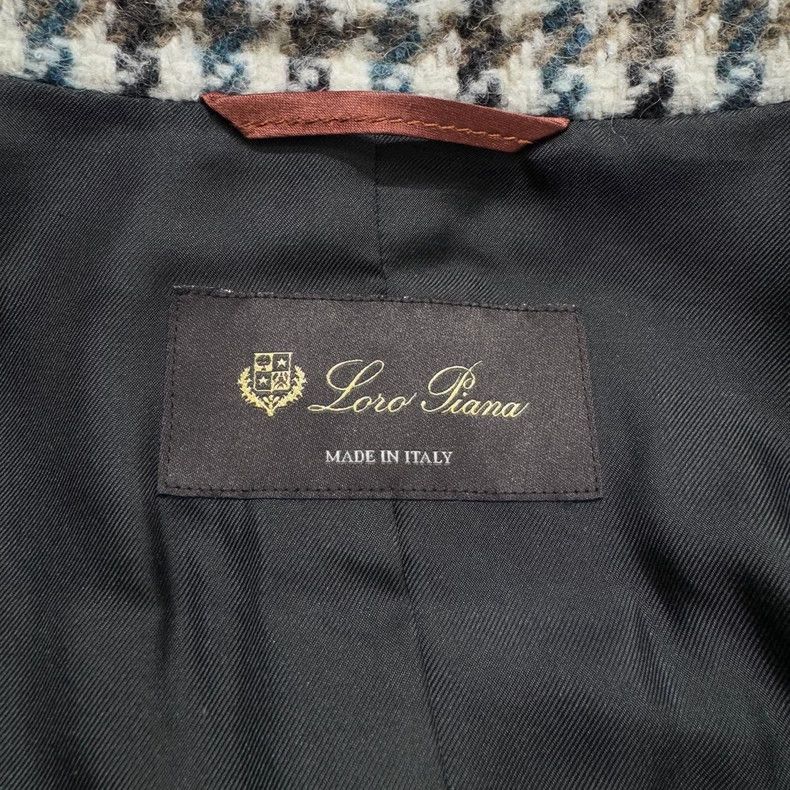 Loro Piana LORO PIANA Thousand-bird checker coat Size US M / EU 48-50 / 2 - 2 Thumbnail
