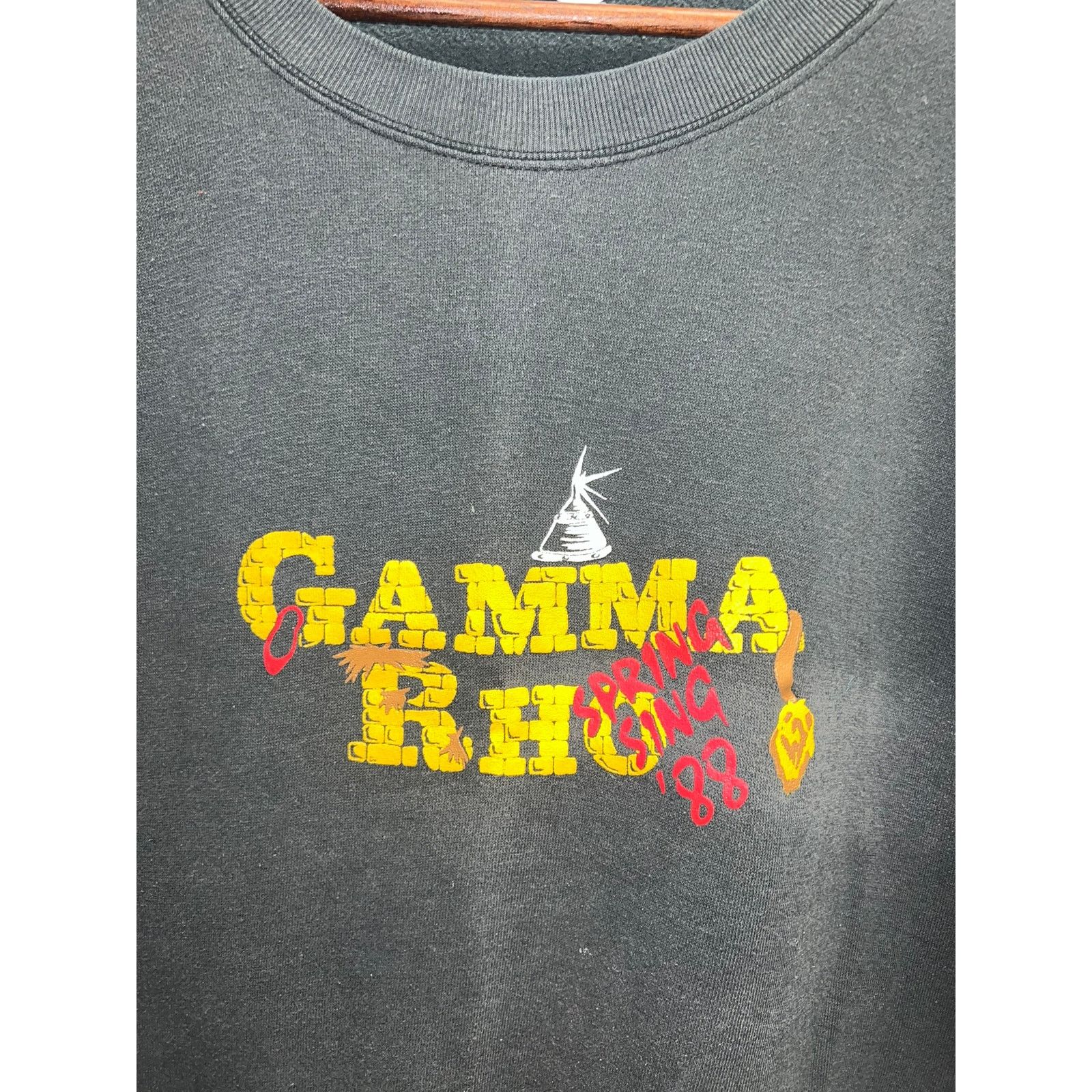 Vintage Vintage Gamma Rho Sweatshirt Spring Sing 1988 Crewneck 80s X Size US XL / EU 56 / 4 - 2 Thumbnail