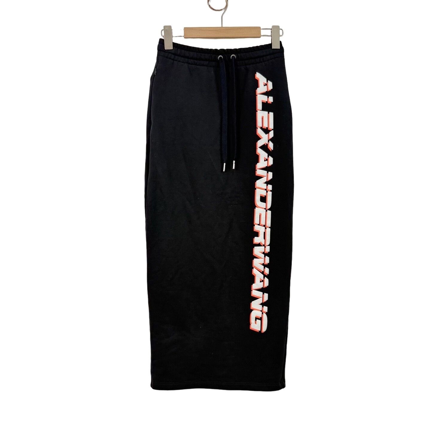 Alexander Wang Alexander Wang Logo Print Midi Skirt XS Size 26" / US 2 / IT 38 - 1 Thumbnail