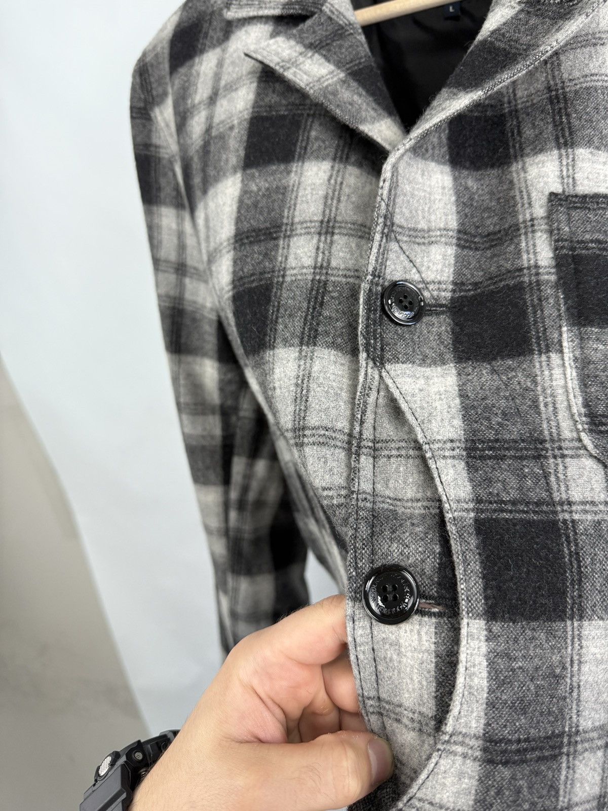 Woolrich Woolen Mills 🇺🇸 Woolrich John Rich Bros Wool Jacket Rare Retro Hype Y2K Size US L / EU 52-54 / 3 - 7 Thumbnail