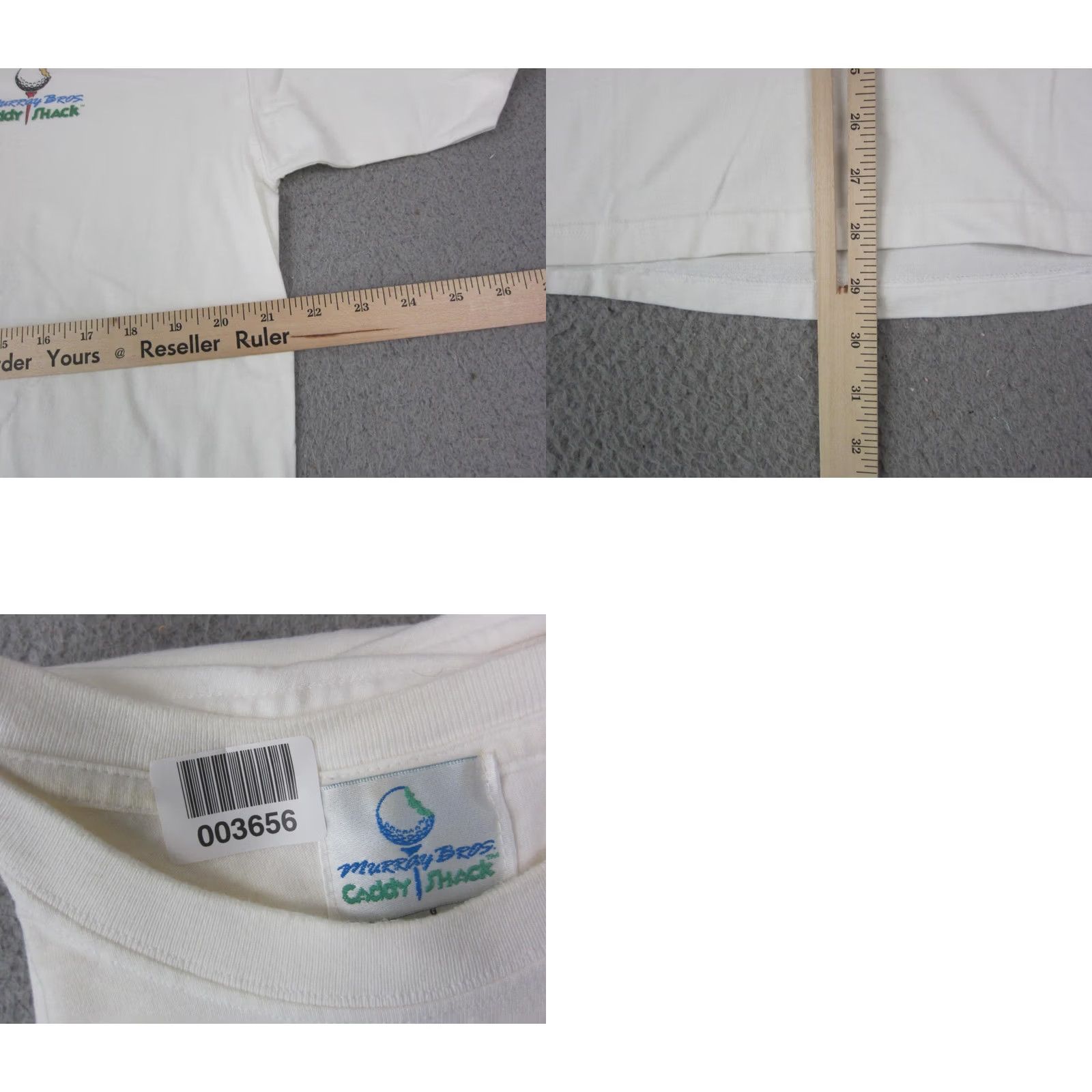 Bally VINTAGE Caddyshack Shirt Mens Large White Be The Ball Golf 90s Murray Bros Size US L / EU 52-54 / 3 - 10 Thumbnail