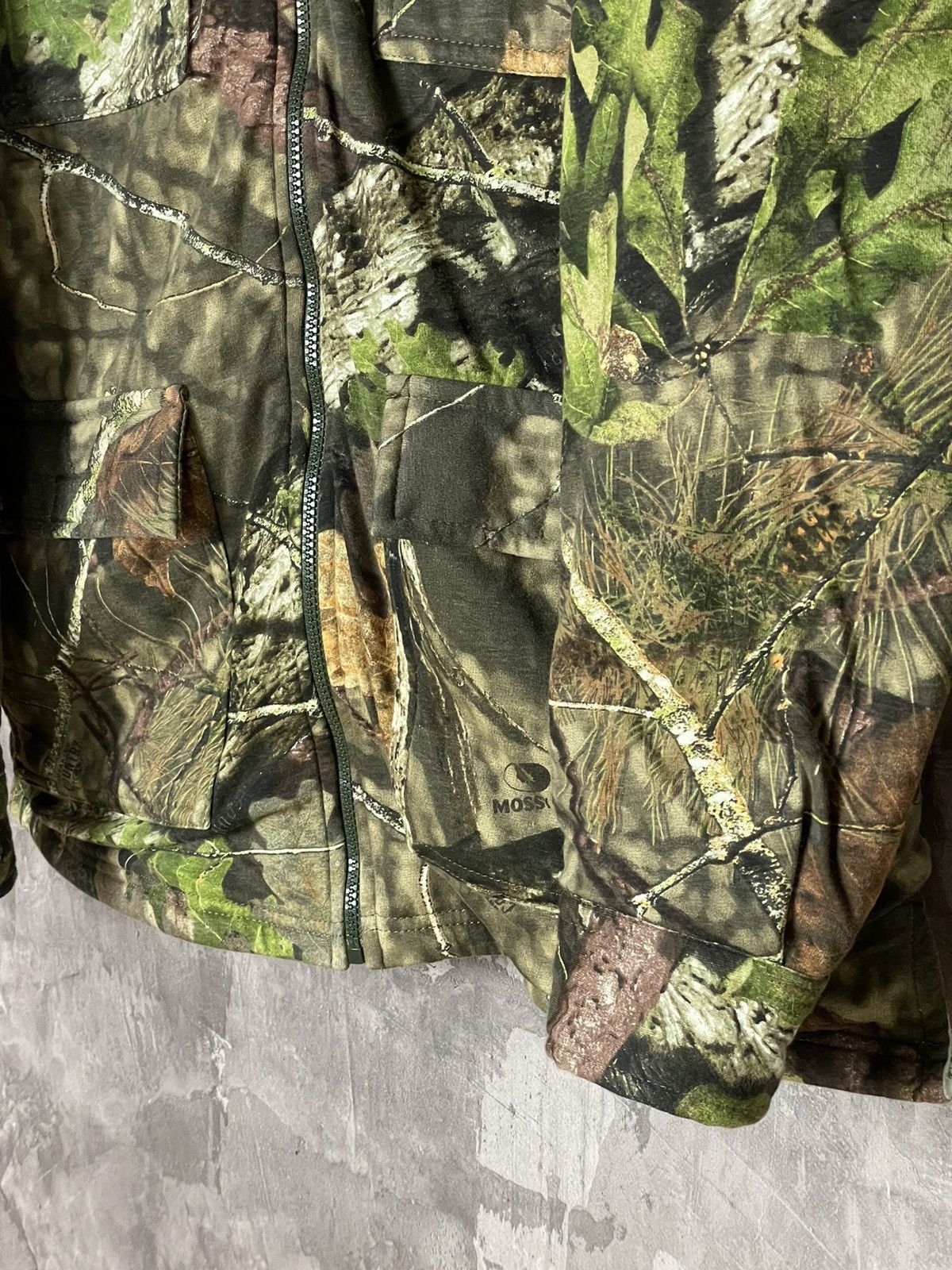 Mossy Oaks × Realtree × Vintage Vintage Y2k Mossy Oak Camo Zip Up Jacket Size US L / EU 52-54 / 3 - 9 Thumbnail