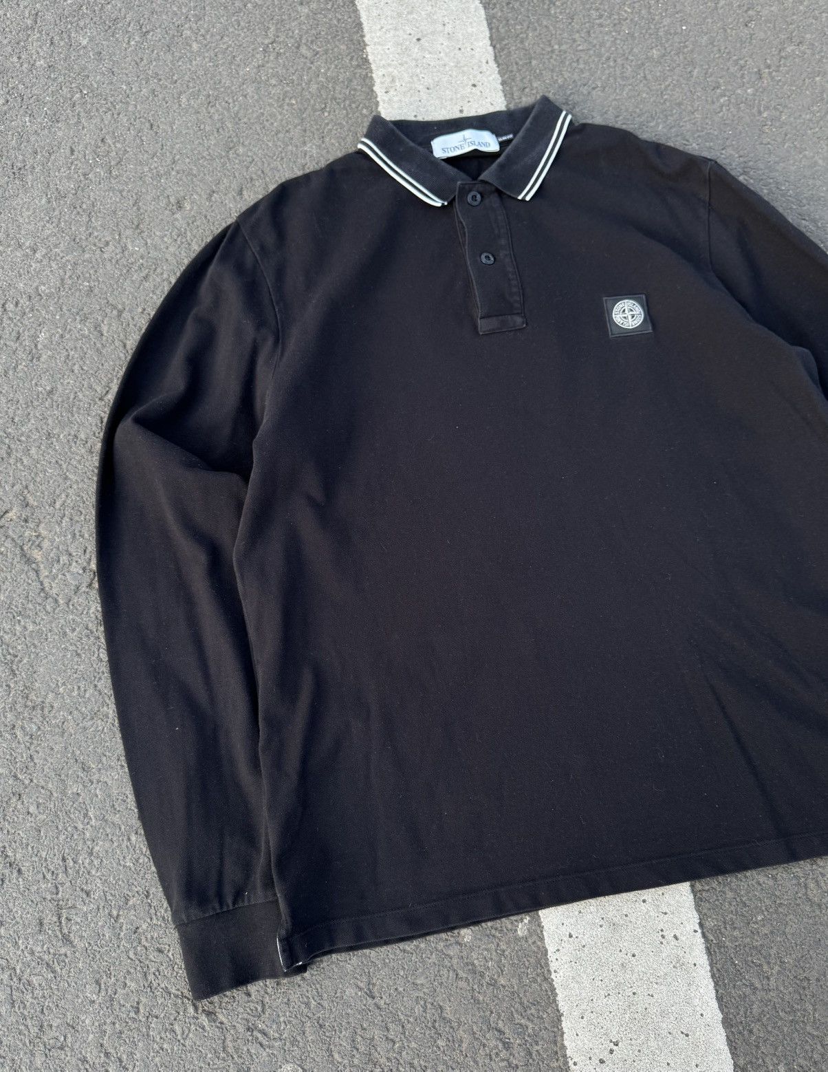 Stone Island legit rugby long sleeve sweatshirt stone island patchprogram Size US XL / EU 56 / 4 - 5 Thumbnail