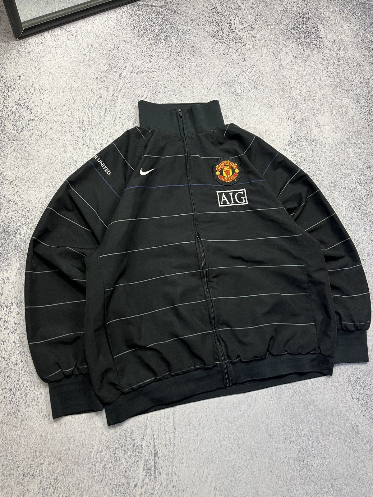Nike 00’s Vintage Nike Manchester United 2008/09 Training Jacket Size US XL / EU 56 / 4 - 4 Thumbnail