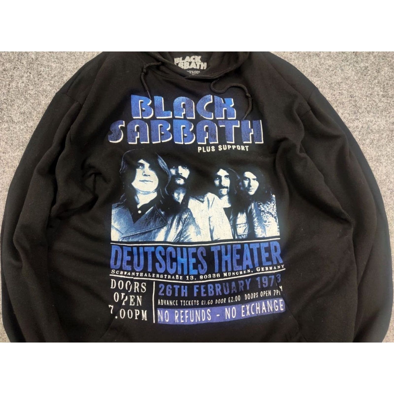 Vintage VINTAGE Black Sabbath Hoodie Size US M / EU 48-50 / 2 - 5 Thumbnail