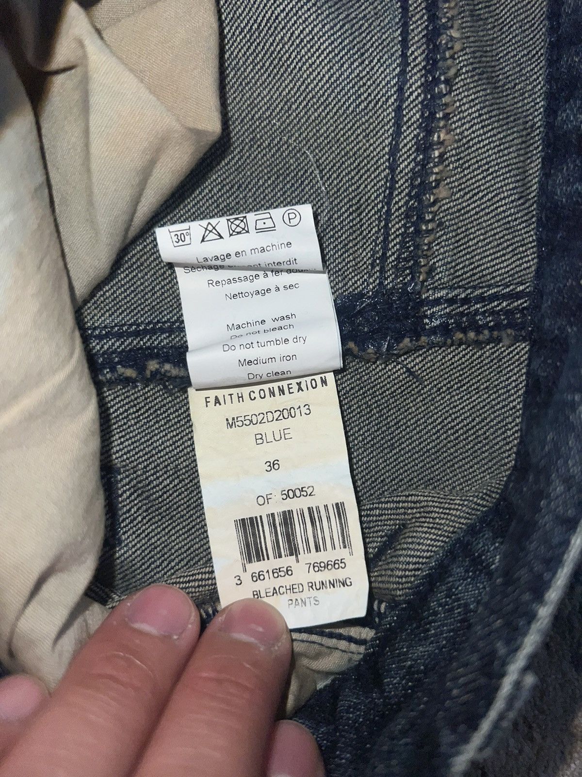 Faith Connexion Faith Connexion Biker Denim Jeans Sz 36 Size US 36 / EU 52 - 3 Thumbnail