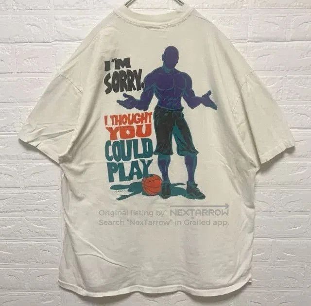 VINNY's Vintage AND1 90s Single Stitch T-Shirt. Size US L / EU 52-54 / 3 - 3 Thumbnail