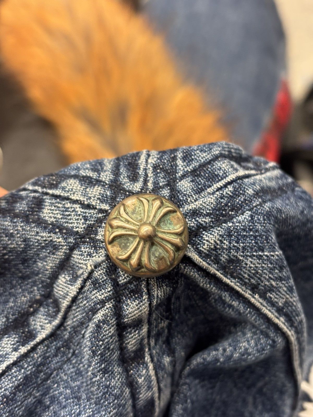 Chrome Hearts Chrome hearts dagger denim cap Size ONE SIZE - 4 Thumbnail