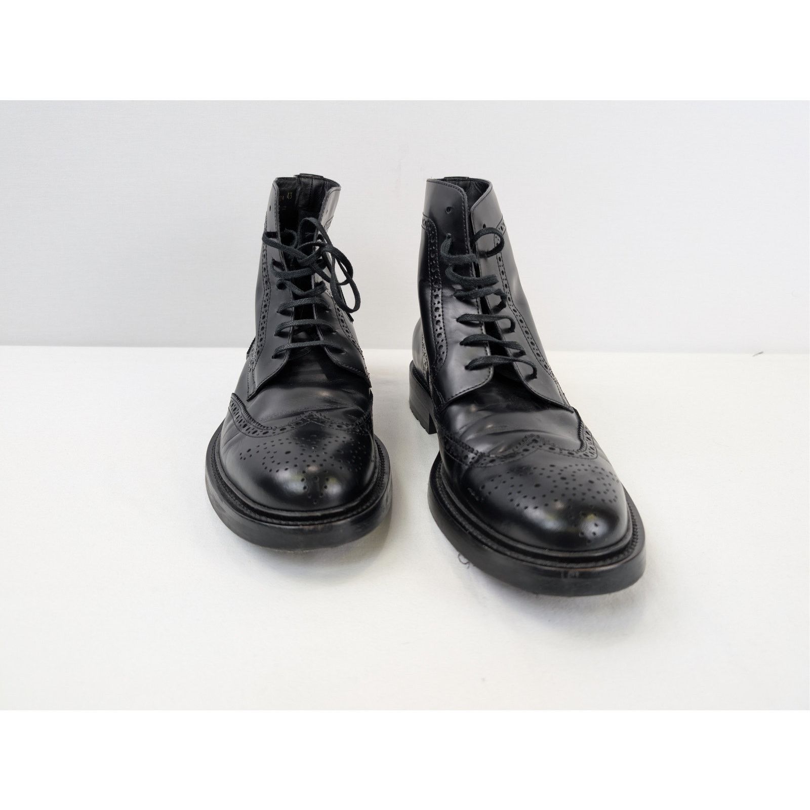 Saint Laurent Paris o1rshd1 CC20 Army 20 Lace-up Boots in black Size US 10 / EU 43 - 5 Thumbnail