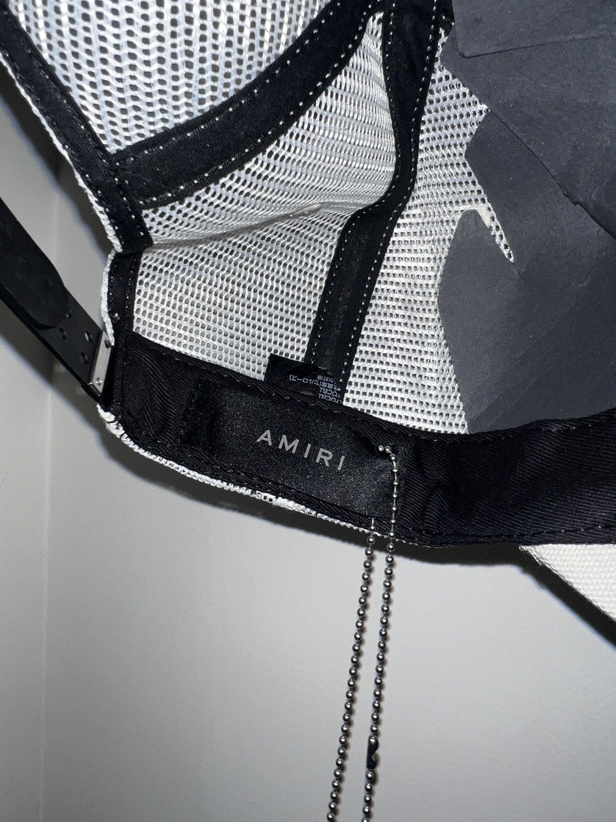 Amiri Amiri logo trucker hat Size ONE SIZE - 2 Thumbnail