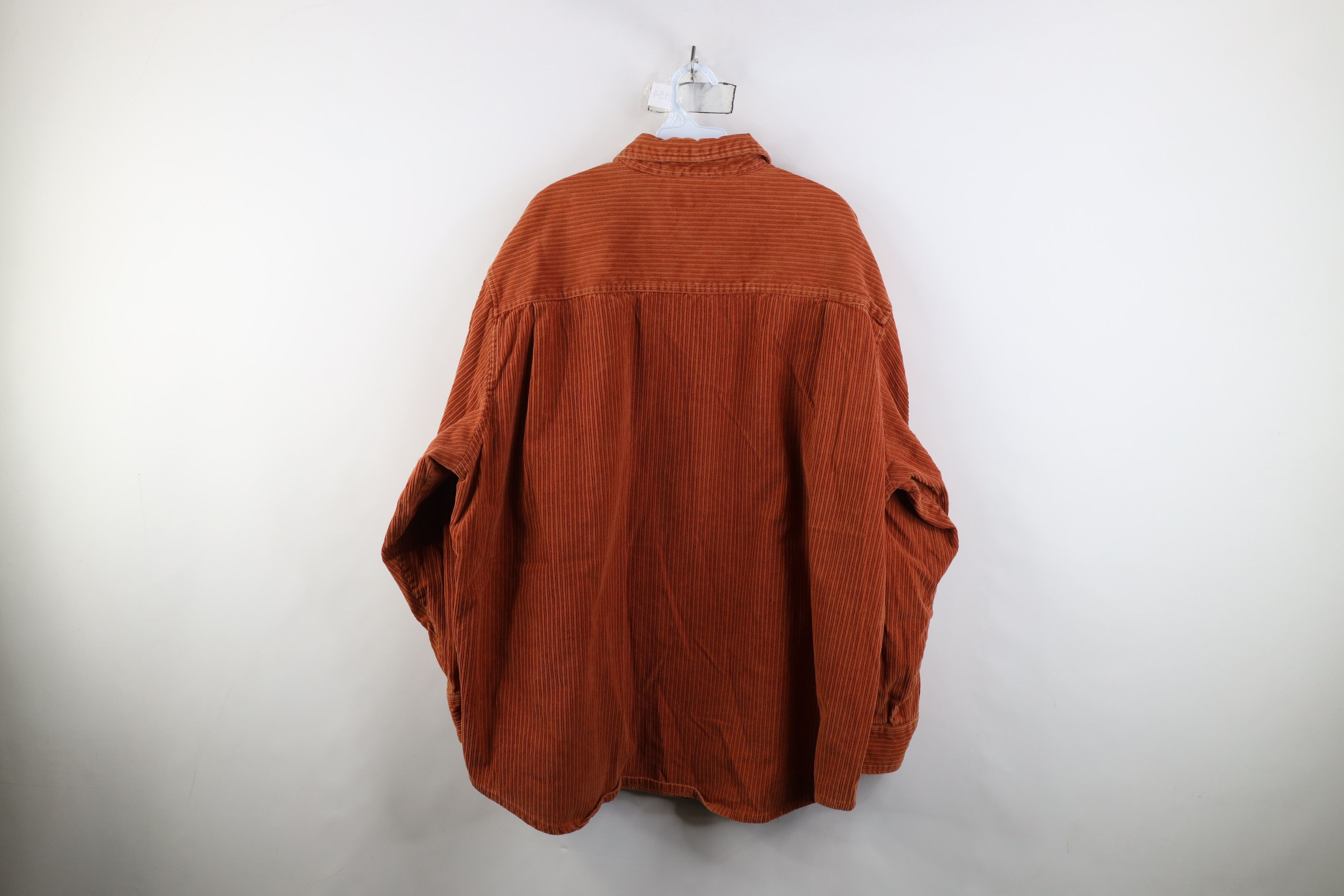 Vintage Vintage 90s Streetwear Heavyweight Corduroy Button Shirt Size US XXL / EU 58 / 5 - 11 Thumbnail