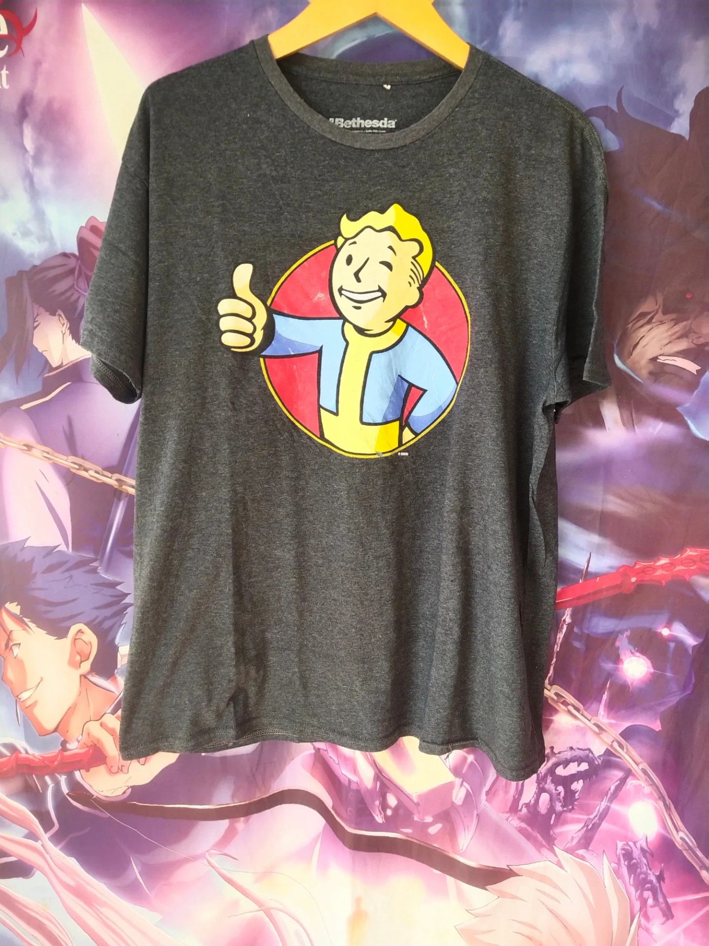 The Game Bethesda Fallout Vault Guy Grey Game Tee Size US XL / EU 56 / 4 - 1 Thumbnail