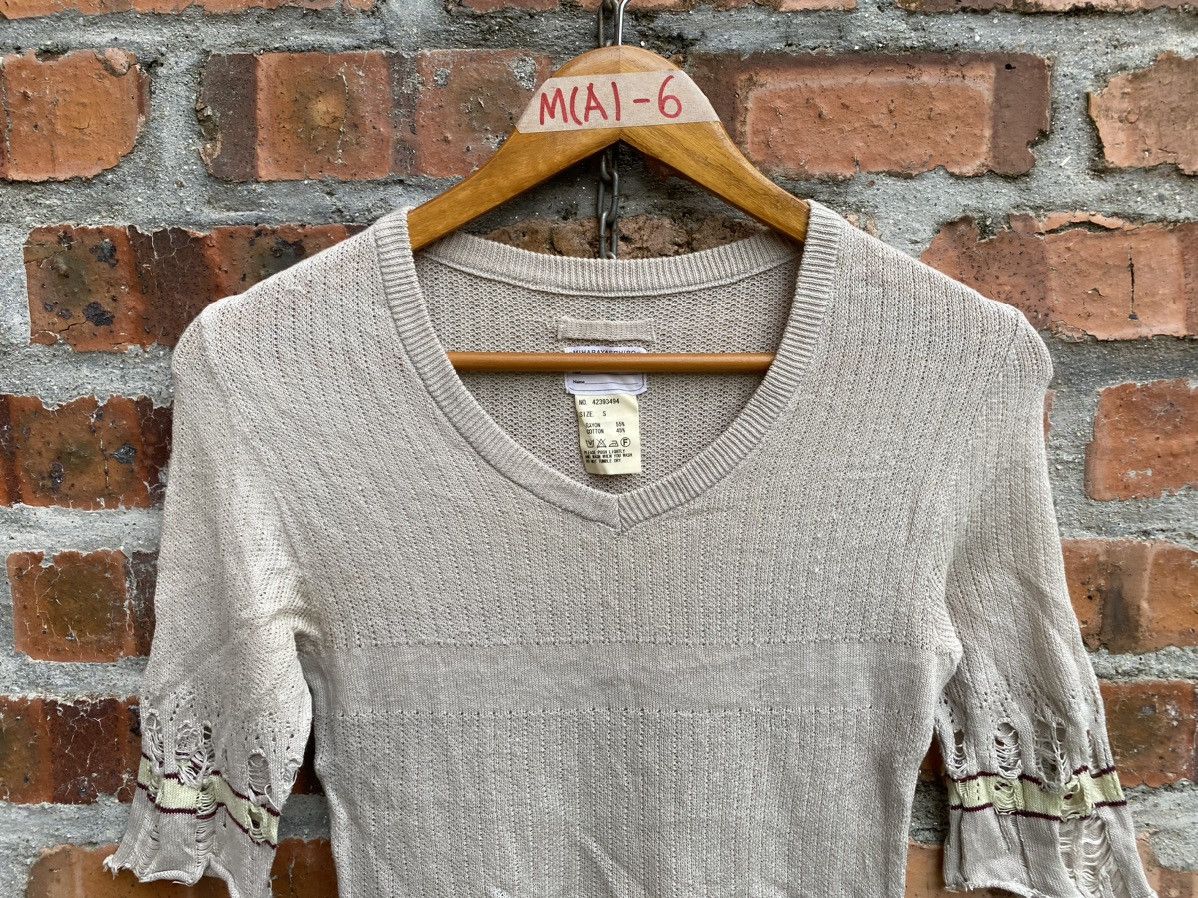 Maison MIHARA YASUHIRO SS03 Mummy Knit distresses Size US XS / EU 42 / 0 - 3 Thumbnail