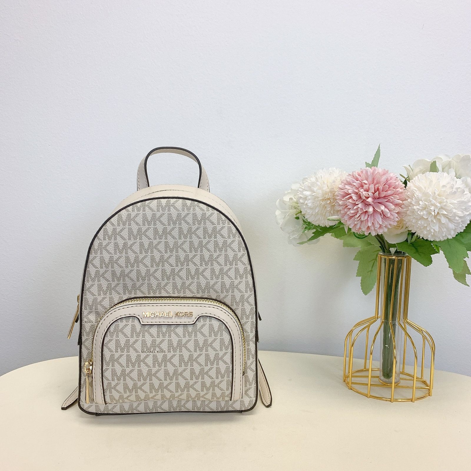 Michael Kors Michael Kors 35T2G8TB1B Jaycee Mini Plain Leather Backpacks Size ONE SIZE - 3 Thumbnail