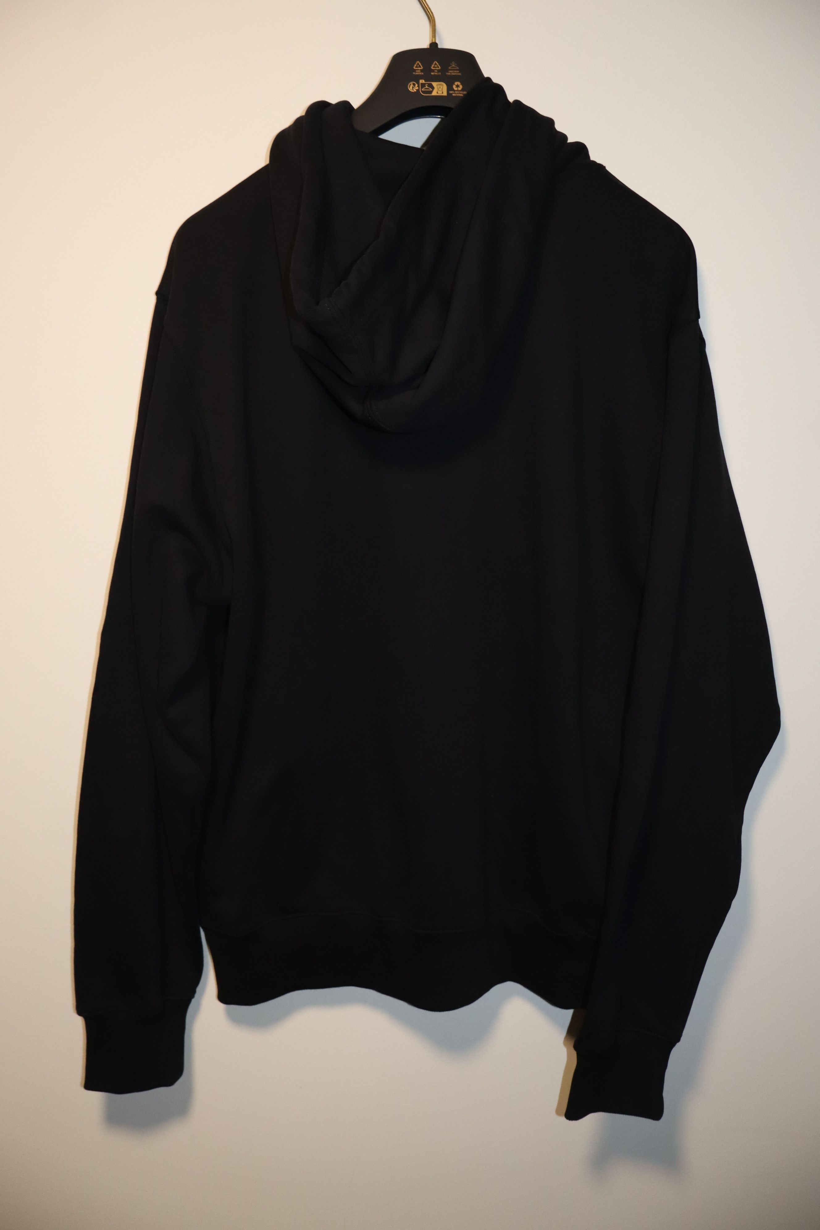 Helmut Lang distorted logo print hoodie Size US L / EU 52-54 / 3 - 6 Thumbnail