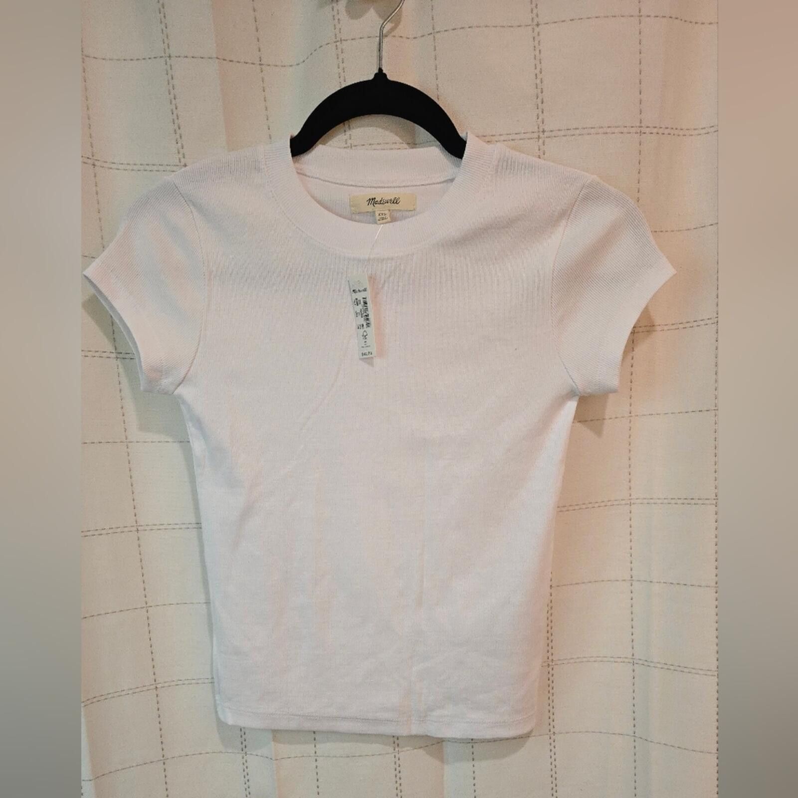 Madewell Madewell Supima Rib Tee- xxs ii Size XXS / US 00 / IT 34 - 2 Thumbnail