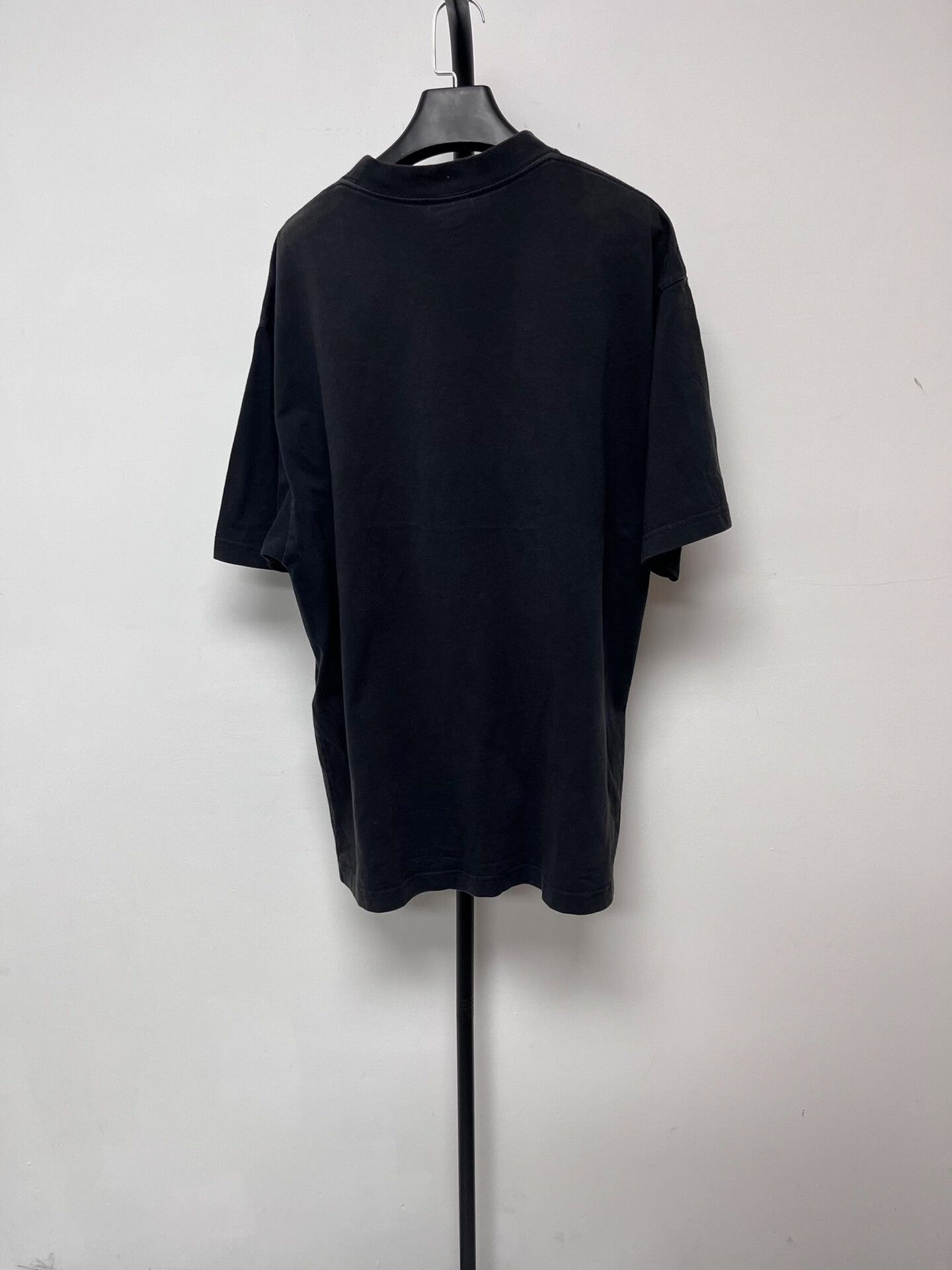 Balenciaga balenciaga black logo printed short sleeve t-shirt Size US S / EU 44-46 / 1 - 2 Thumbnail
