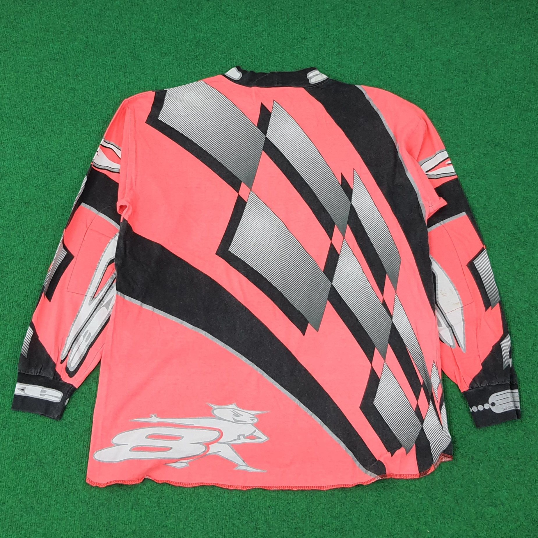 Other Vintage AXO Sport Racing Motorsports Jersey C239N32 Size US XL / EU 56 / 4 - 2 Thumbnail