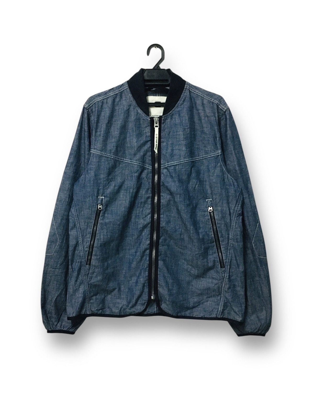 G-Star G Star Raw Zipper Light Jacket (19) Size US L / EU 52-54 / 3 - 1 Thumbnail