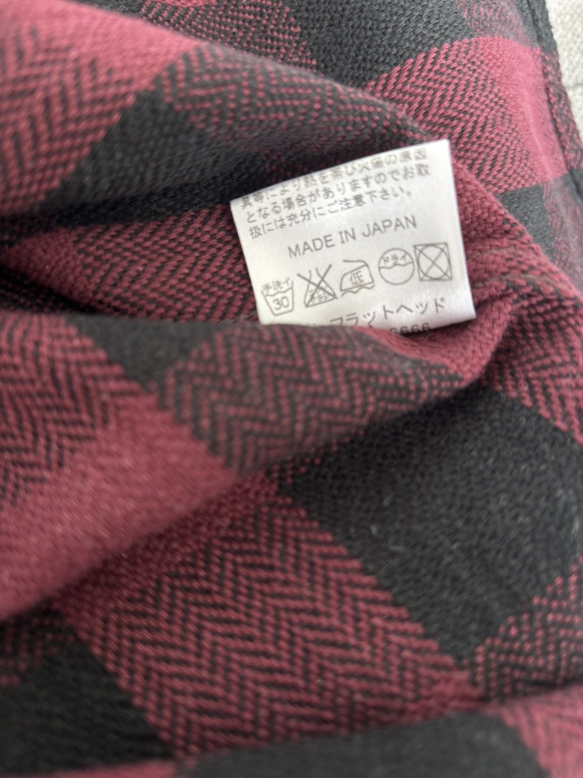 The Flat Head The Flat Head Short Sleeve purple flannel work shirt Size US M / EU 48-50 / 2 - 4 Thumbnail