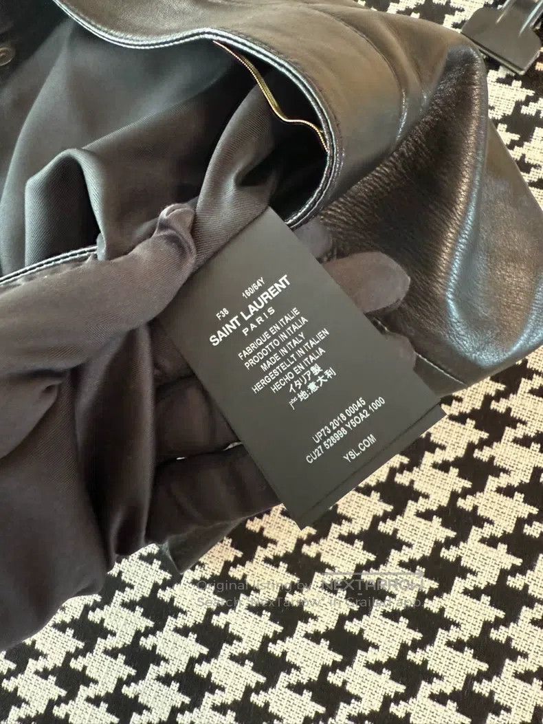 Saint Laurent Paris Saint Laurent Paris size F38 Black Lamb Leather Skirt Size 25" / US 0 / IT 36 - 5 Thumbnail