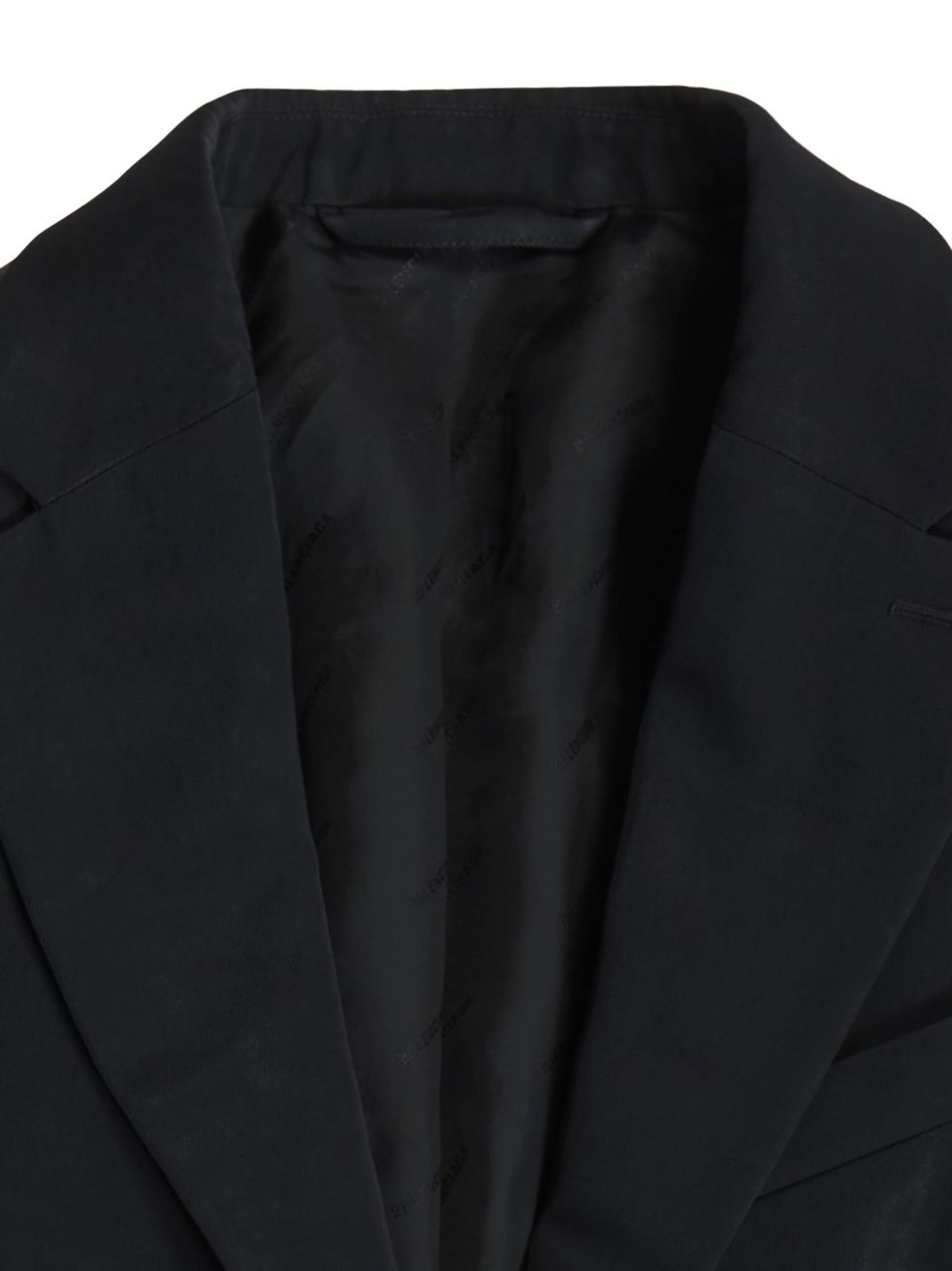 Balenciaga o1srvl11e1124 Twisted Boxy Jacket in Black Size US M / EU 48-50 / 2 - 5 Thumbnail