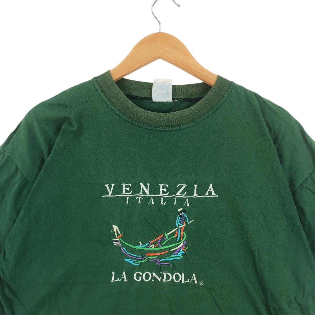 Vintage Vintage BICIEMME VENEZIA ITALIA La Gondola Tee Shirt Top Size XL / US 12-14 / IT 48-50 - 2 Thumbnail