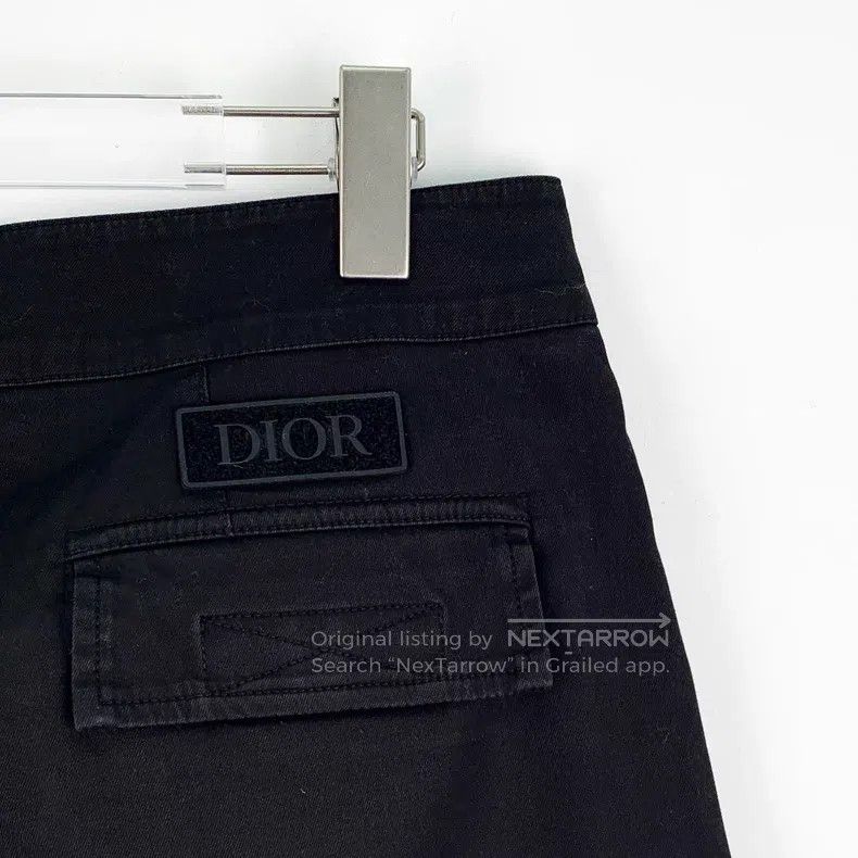 Dior Dior Black logo logo cotton casual workwear denim trousers Size US 32 / EU 48 - 5 Thumbnail