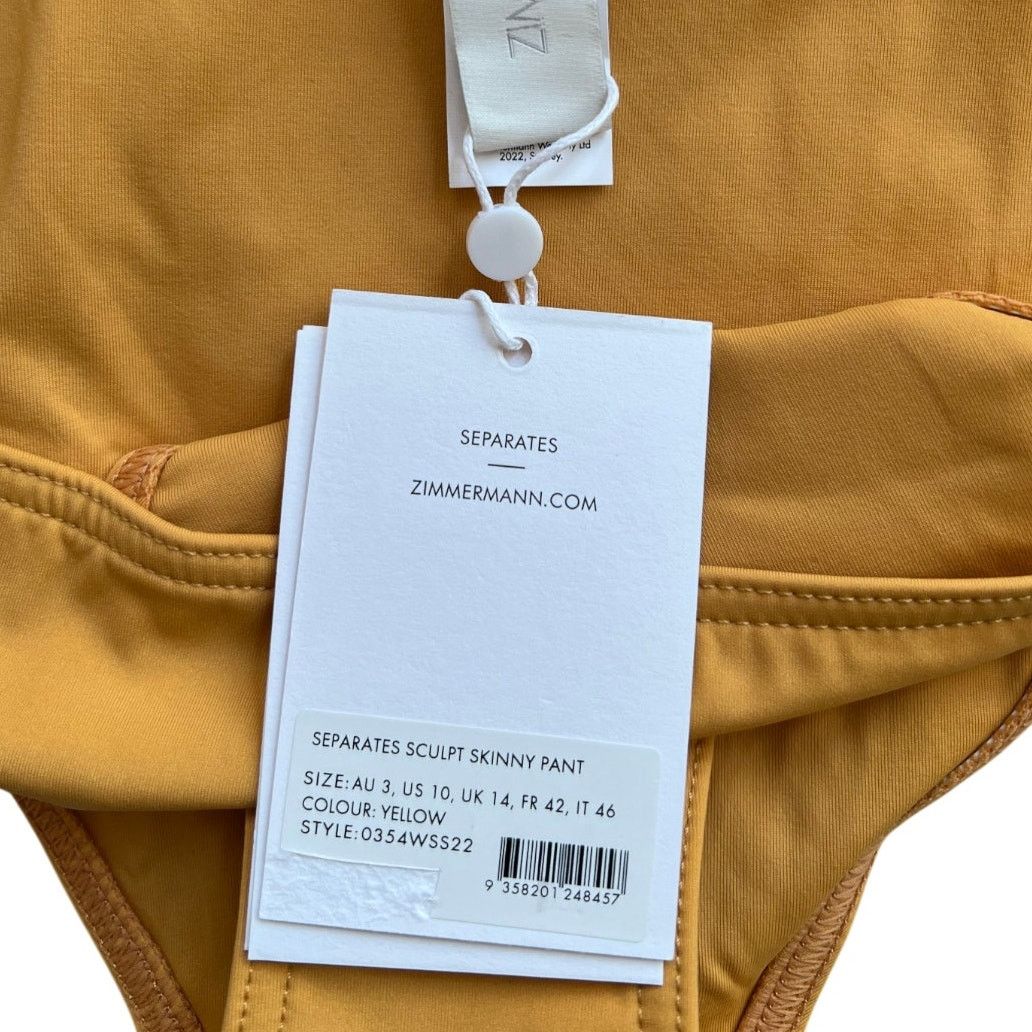 Zimmermann ZIMMERMANN Marigold Low-Rise Bikini Briefs Bottom, US10/M Size ONE SIZE - 14 Thumbnail