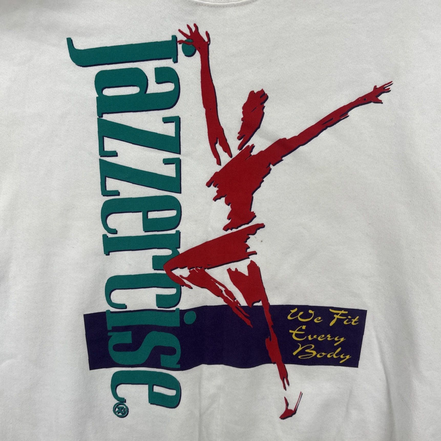 Fruit Of The Loom VINTAGE Fruit of the Loom Sweatshirt Mens XL White Crew Neck 90s USA Made Graphic Print Pullover Size US XL / EU 56 / 4 - 6 Thumbnail