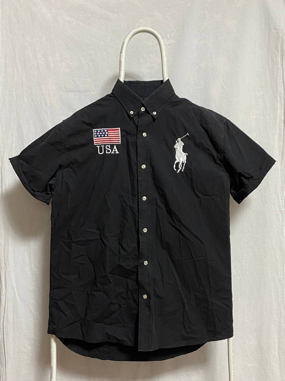 Polo Ralph Lauren 👔 Ralph Lauren USA Flag Short-Sleeve Button-Up Shirt Size US L / EU 52-54 / 3 - 1 Thumbnail
