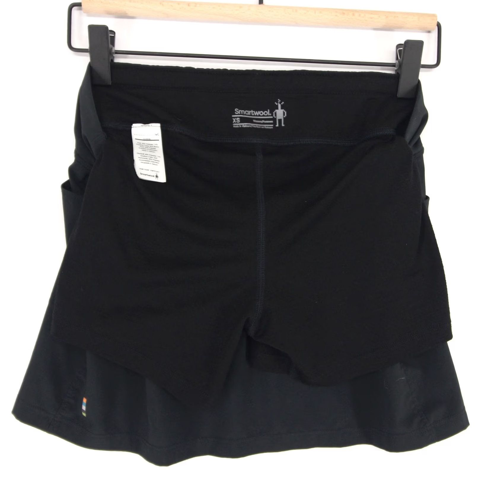 Smartwool Smartwool Skort Womens XS Black Running Hiking Merino Sport Lined Active Size ONE SIZE - 4 Thumbnail