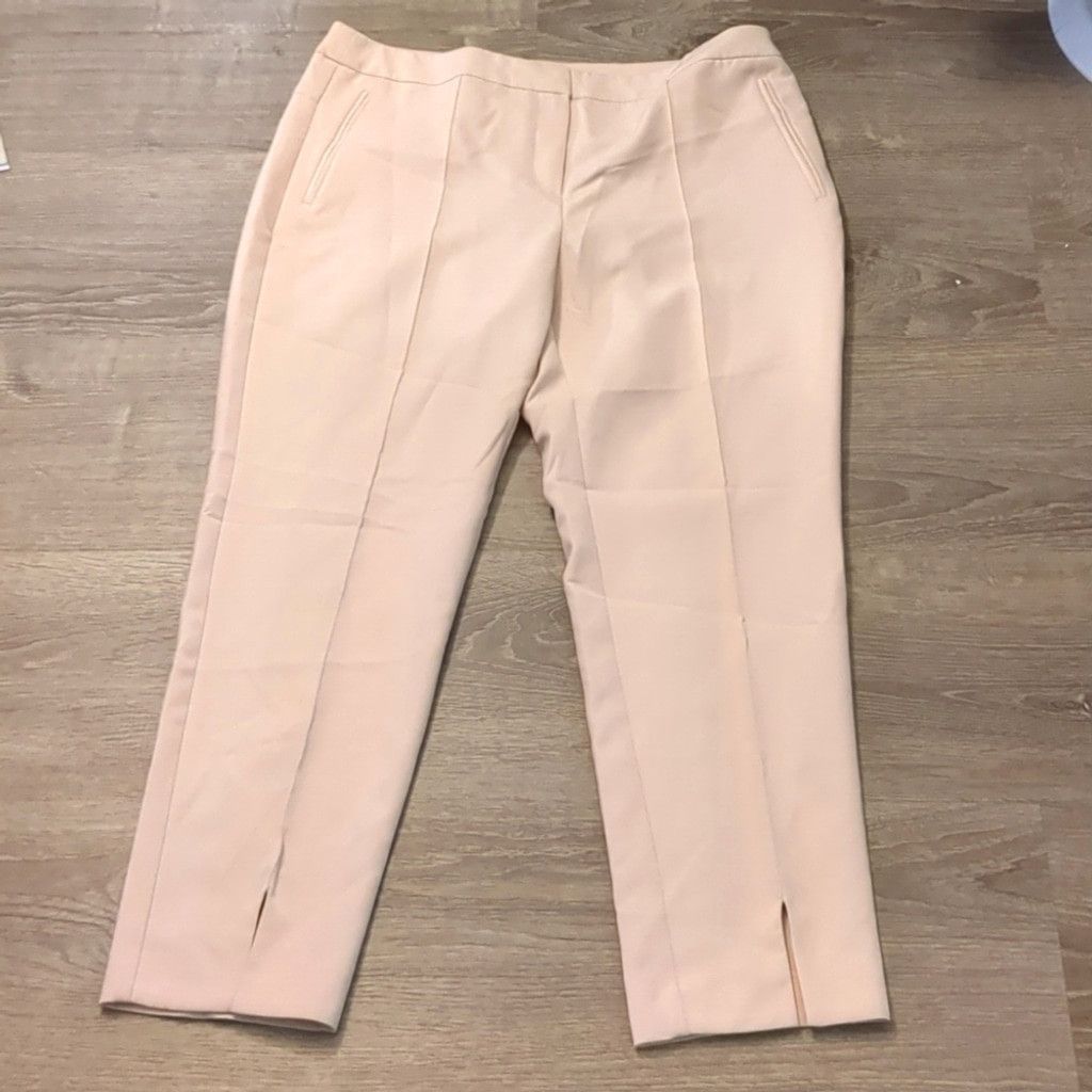 Adrianna Papell Adrianna Papell blush pink trousers size 12 Size 34" / US 12 / IT 48 - 1 Thumbnail