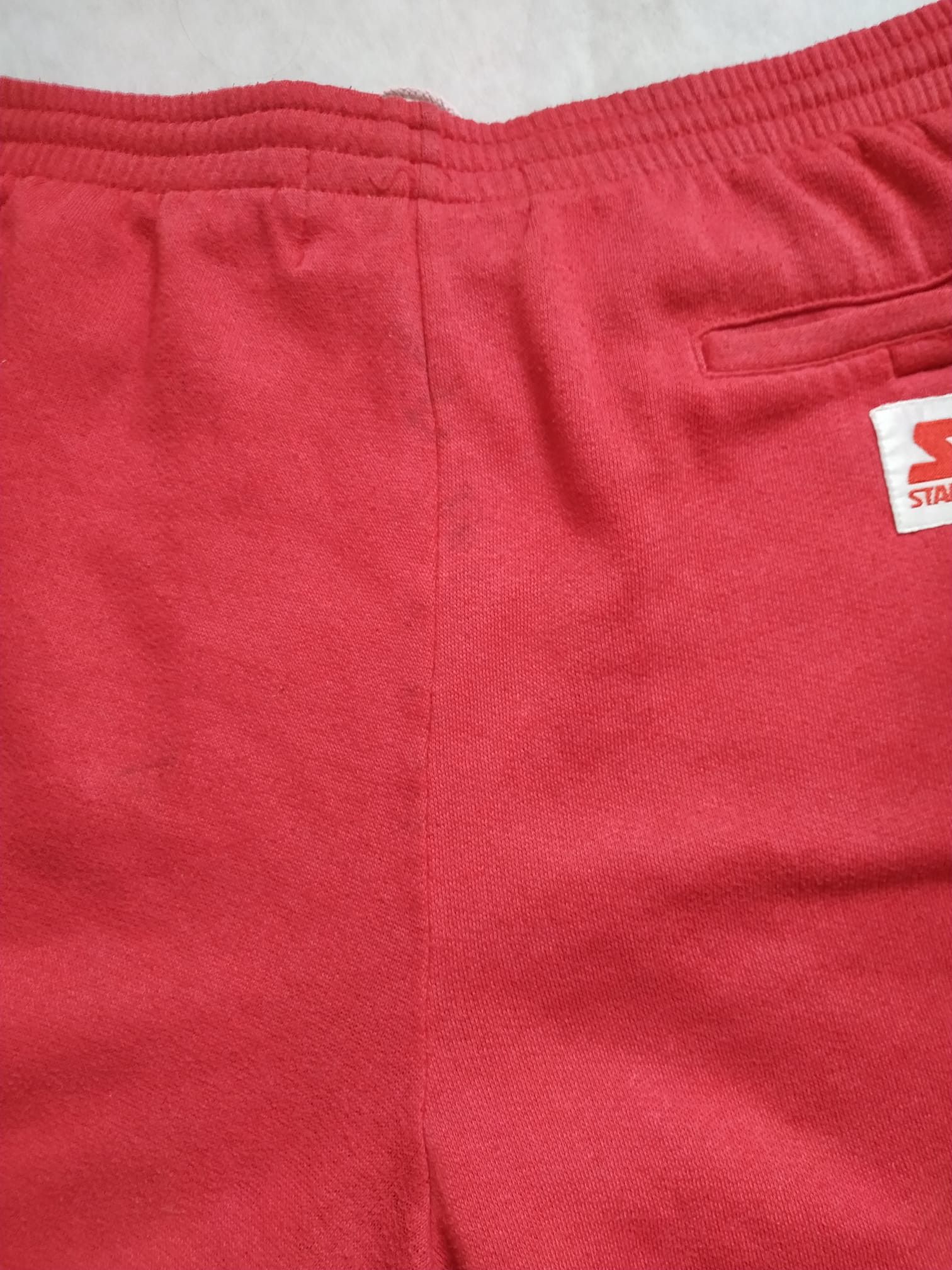 Starter × Vintage Vintage 1990s Starter Ohio State red Gym sweatpants shorts Size US 32 / EU 48 - 7 Thumbnail