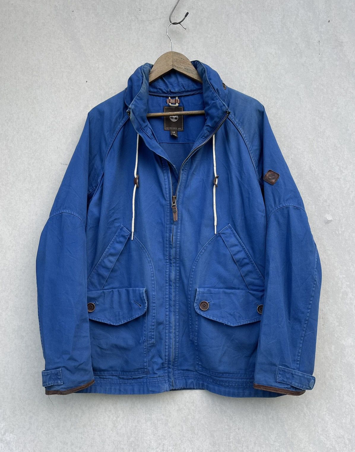 Timberland × Vintage Timberland Men's Blue Epic Wharf Jacket Size US L / EU 52-54 / 3 - 4 Thumbnail