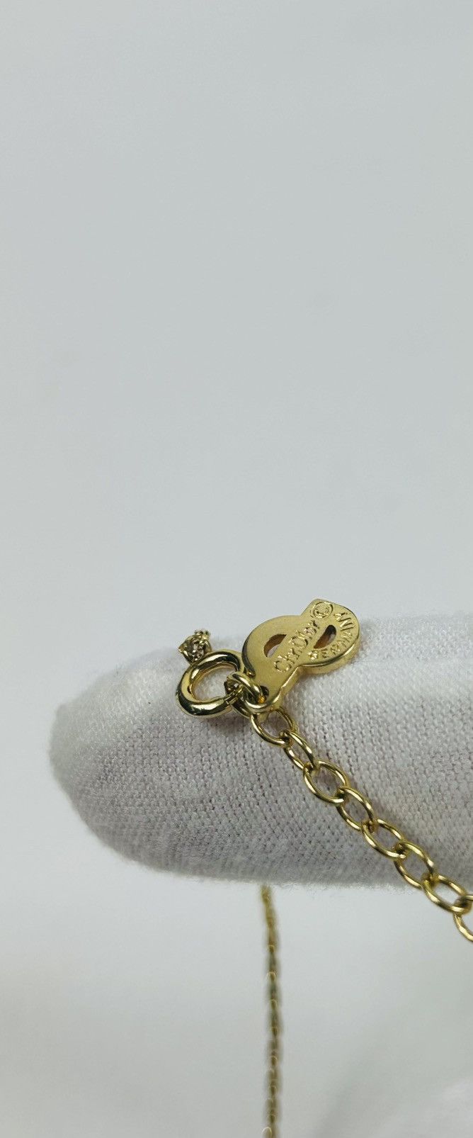 Dior Dior Chain Logo Necklace Size ONE SIZE - 3 Thumbnail