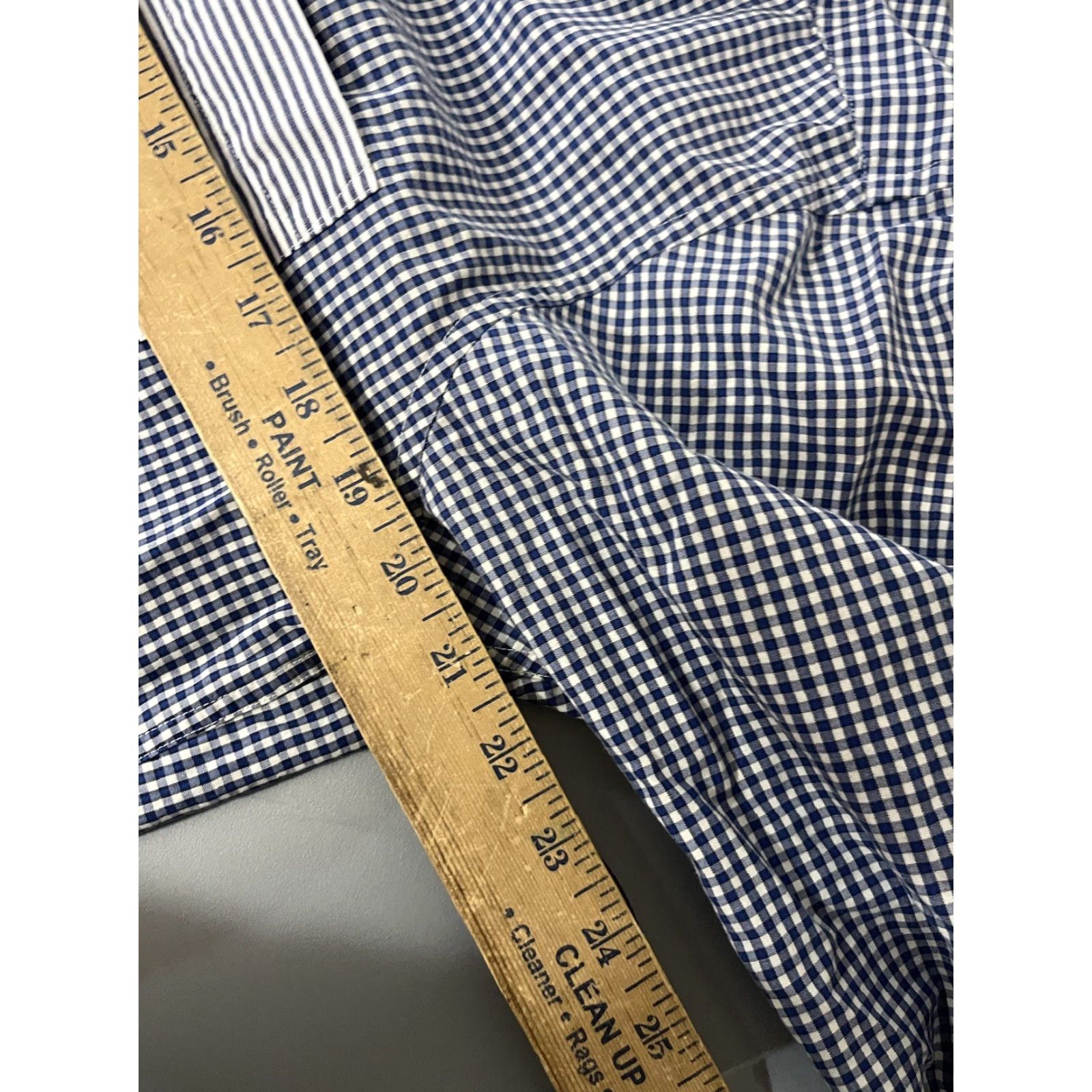 Nautica Nautica Button-Up Shirt Medium Blue Gingham Plaid Collared Mens Size US M / EU 48-50 / 2 - 5 Thumbnail