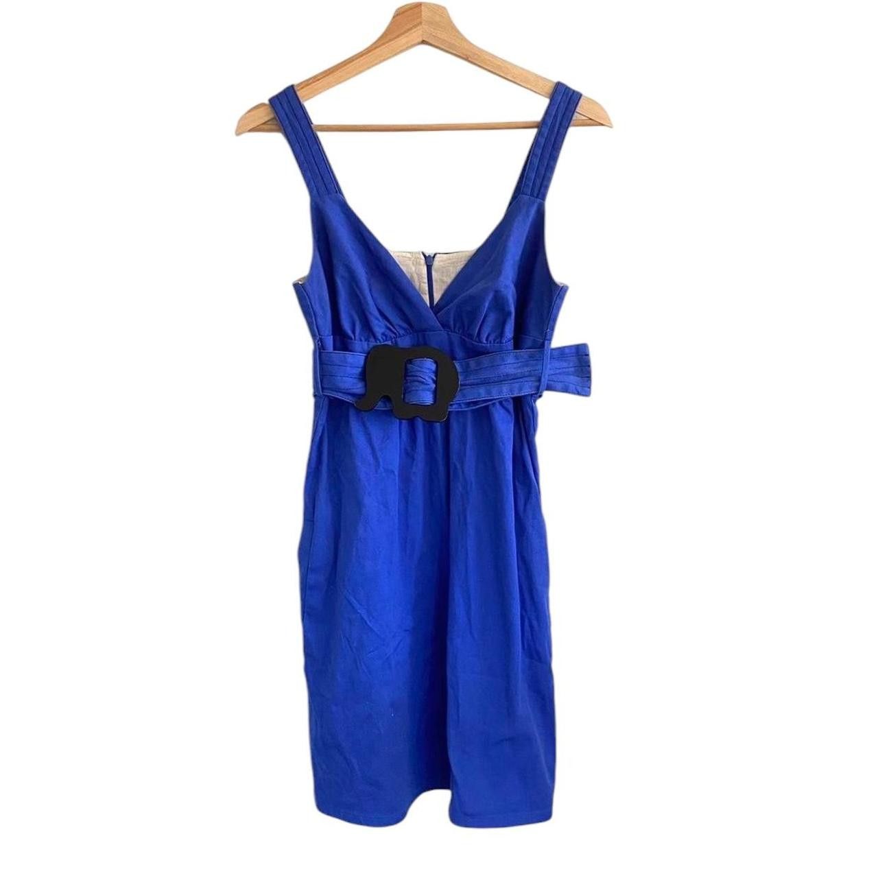 VaVa VAVA JOY HAN BLUE MINI DRESS VINTAGE BUCKLE ELEPHANT SMALL Size S / US 4 / IT 40 - 1 Thumbnail