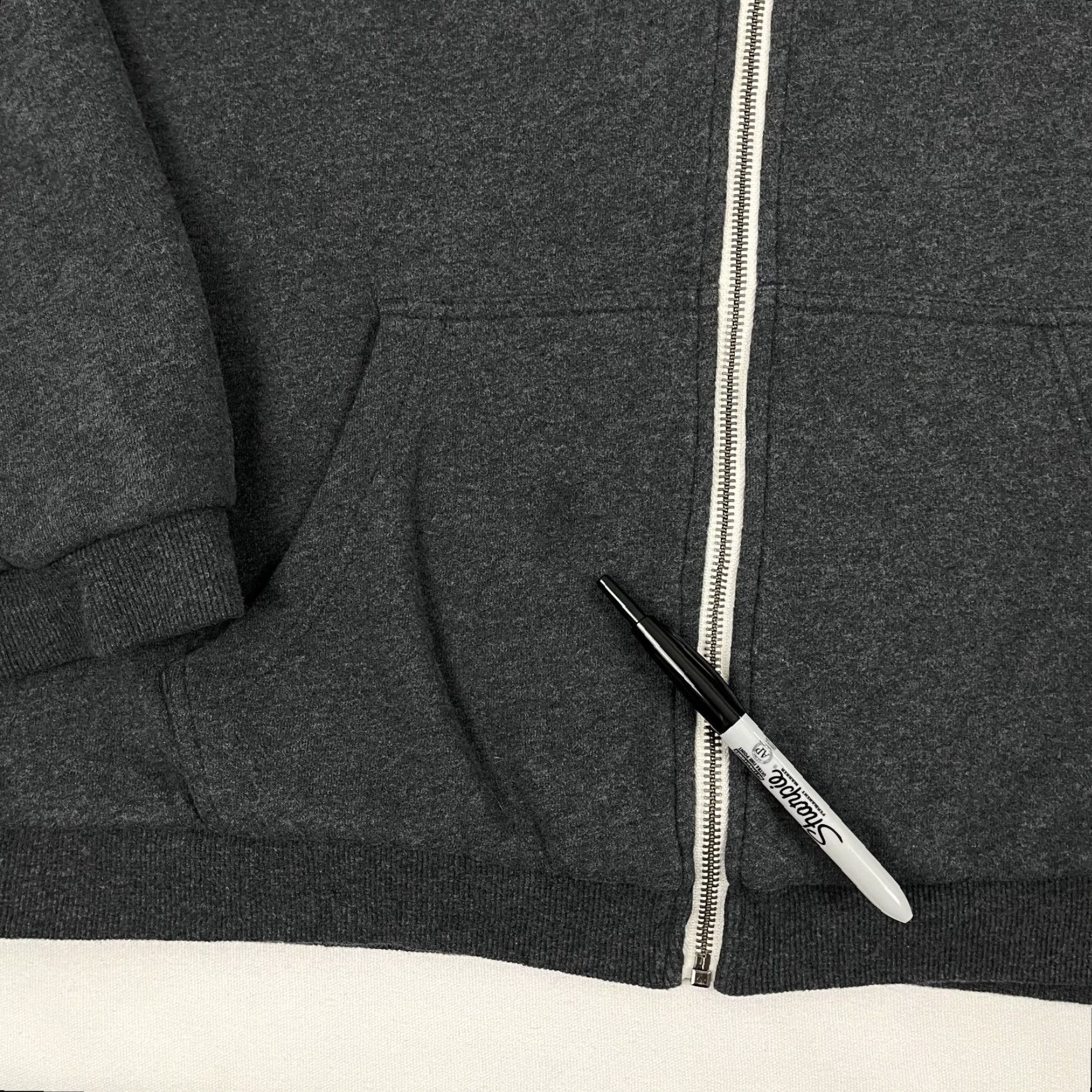 Marine Layer Marine Layer Jacket Mens XL Hoodie Sweatshirt Full Zip Lined Gray Casual Active Winter Spring Fall Outdoor Classic Handcrafted? No Sigh. Size US XL / EU 56 / 4 - 7 Thumbnail
