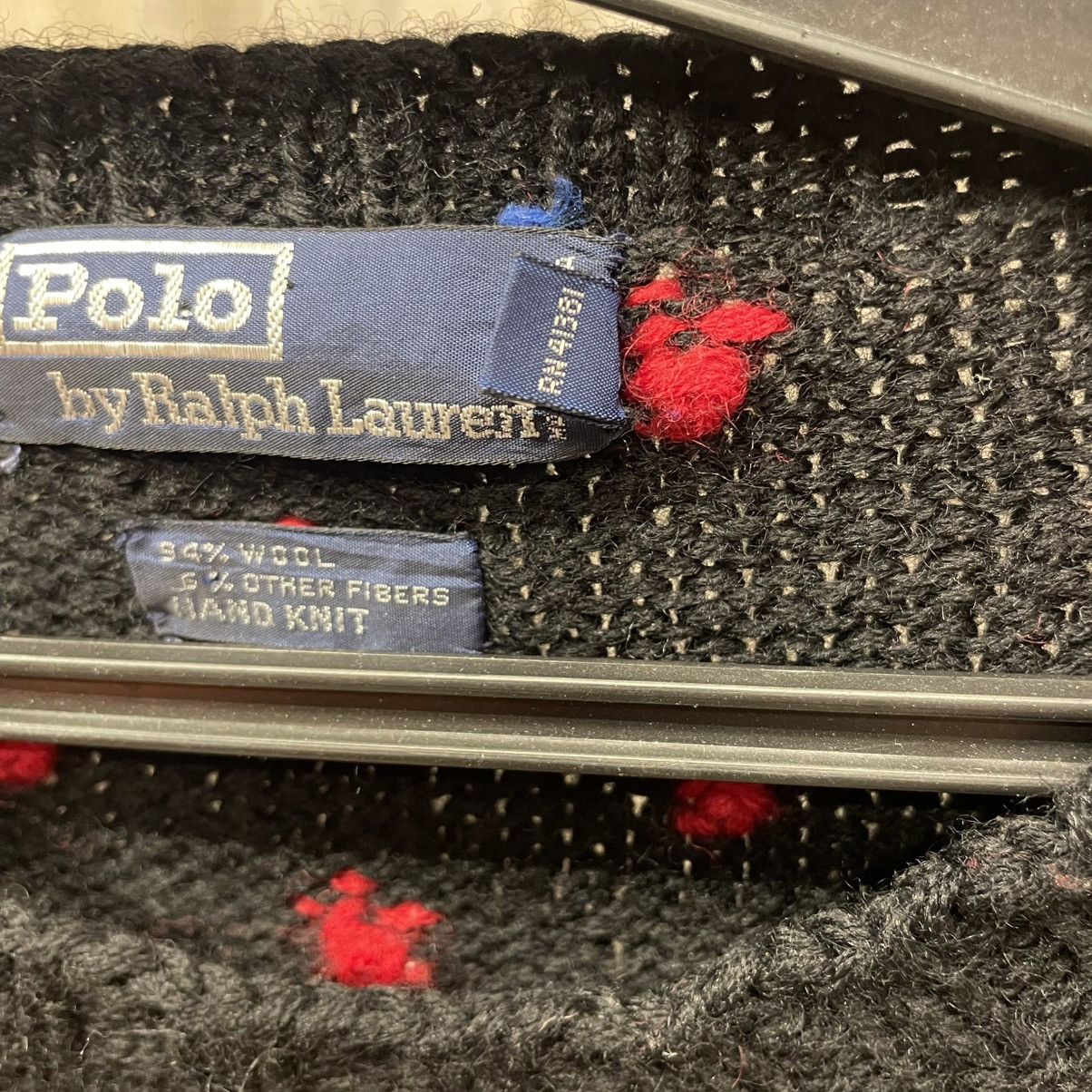 Ralph Lauren Vintage Polo Ralph Lauren Hand Knit Wool Reindeer Sweater Size US XL / EU 56 / 4 - 19 Thumbnail