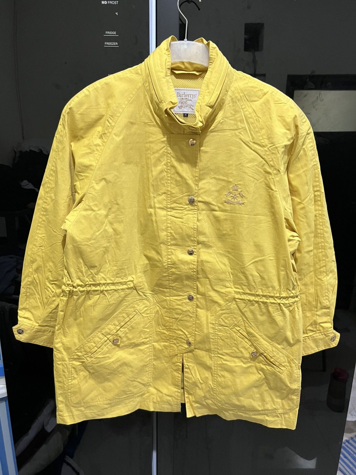 Burberry × Burberry Prorsum × Vintage Vintage 90s Burberrys Lightweight Coat Yellow Size US M / EU 48-50 / 2 - 2 Thumbnail