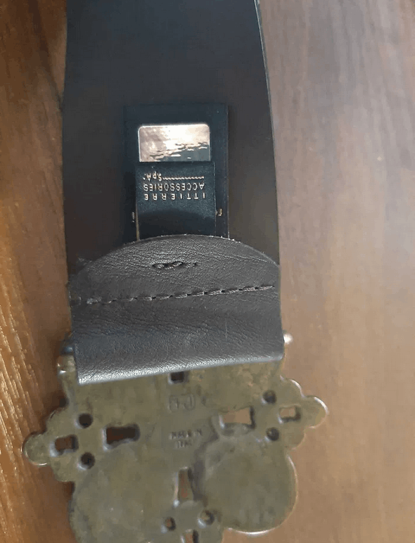 Just Cavalli Just cavalli brown genuine leather belt Size ONE SIZE - 3 Thumbnail